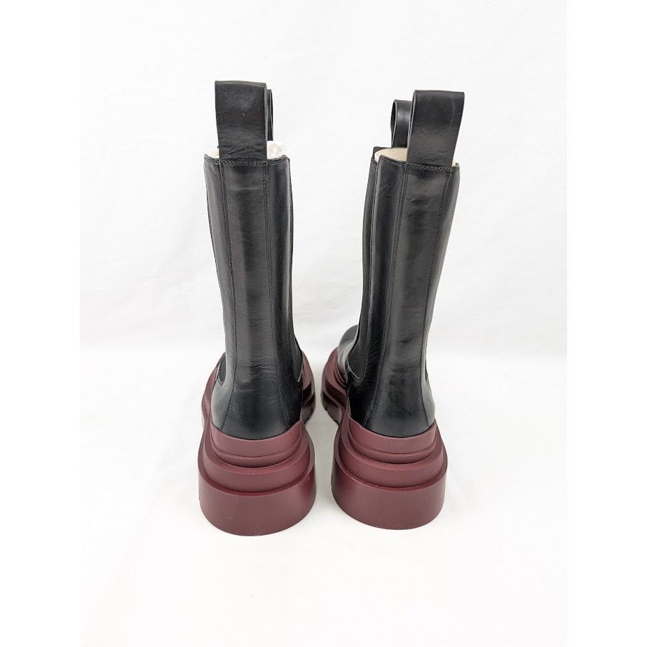 Bottega Veneta o1rshd1 Military Calf Tire Boots in Black Size US 12 / EU 45 - 18 Thumbnail