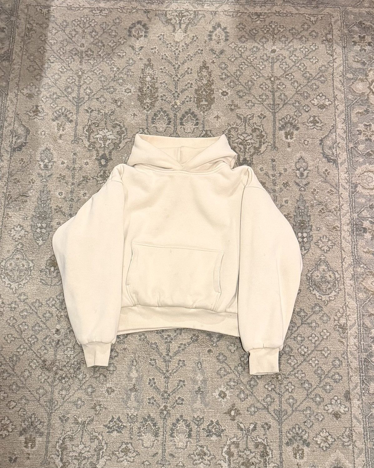 Other Inhumane blanks cream cropped blank hoodie Size US M / EU 48-50 / 2 - 1 Thumbnail