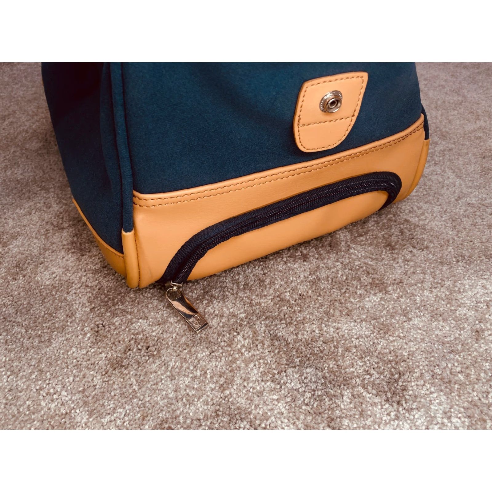 Diane von Furstenberg Diane von Furstenberg Blue Travel Bag Roller Suitcase Luggage DVF Designer Barrel? Size ONE SIZE - 7 Thumbnail