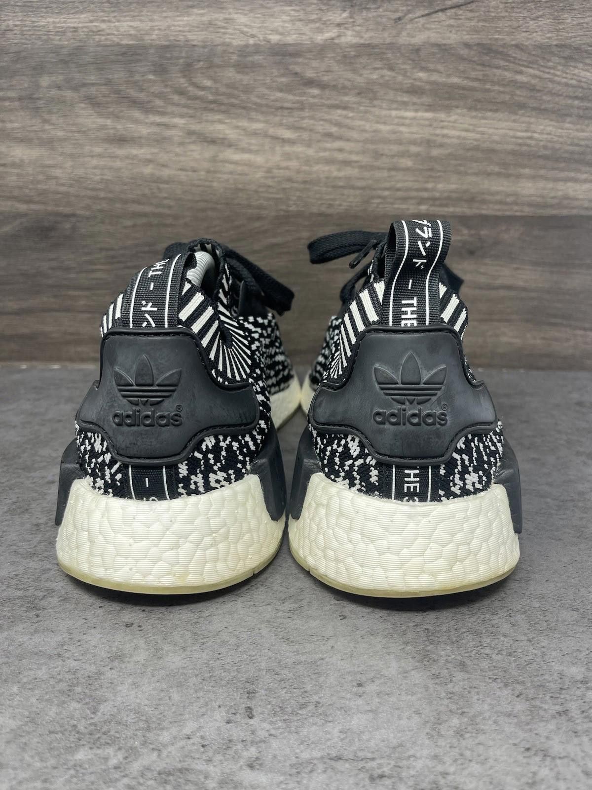 Adidas Adidas NMD R1 Primeknit Zebra Mens Size 8.5 White Black Size US 8.5 / EU 41-42 - 7 Thumbnail