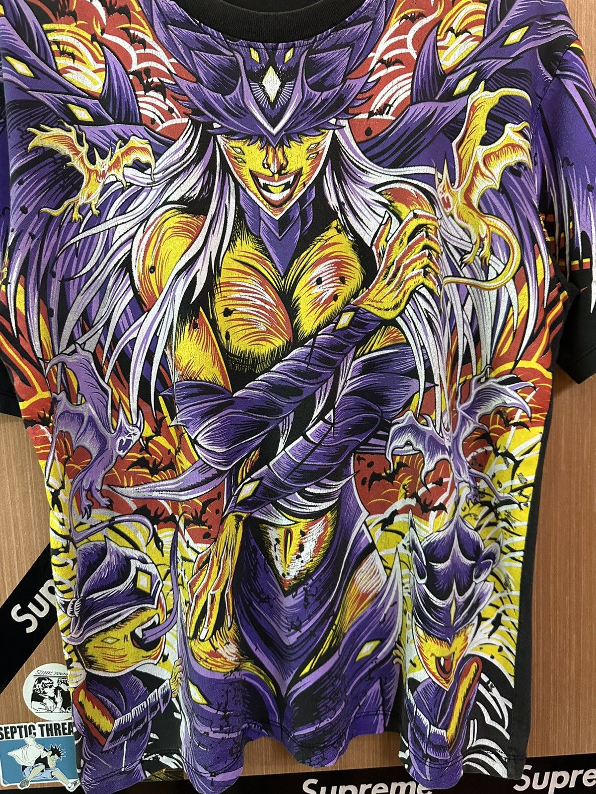 Vintage Rare Vintage 90's Fullprint Anime Tees Size US L / EU 52-54 / 3 - 3 Thumbnail