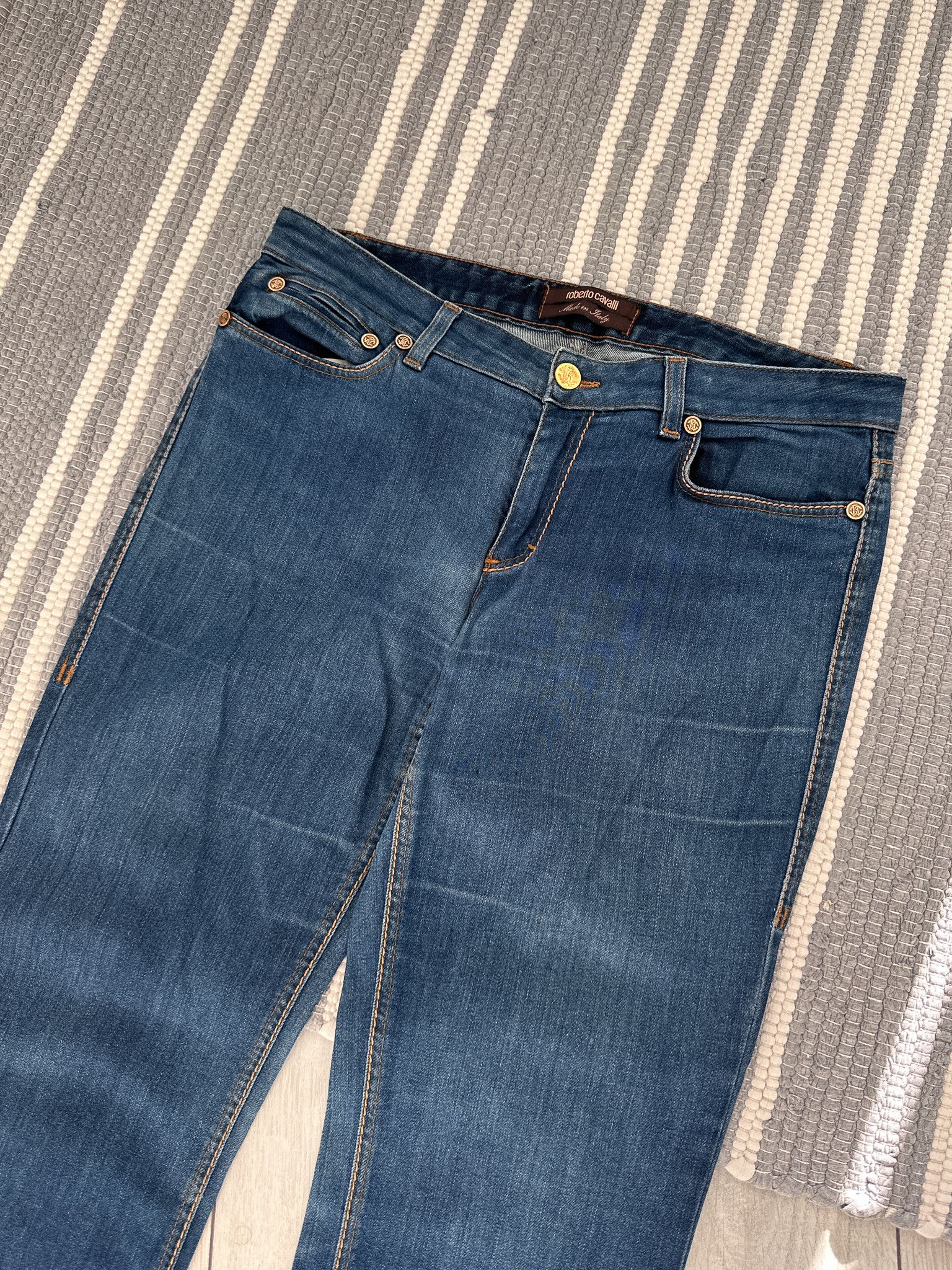 Just Cavalli Vintage Just Cavalli Blue Denim Jeans Size 32" / US 10 / IT 46 - 3 Thumbnail