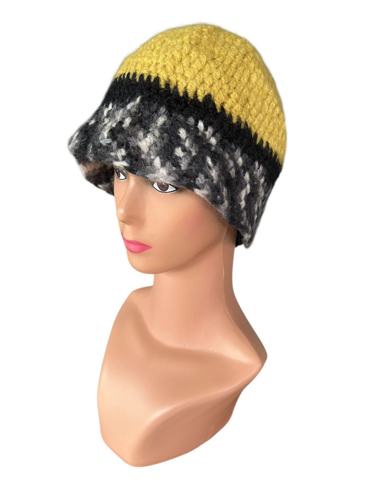 Kapital Crochet Knitted Handmade Beanie Hats Size ONE SIZE - 5 Thumbnail