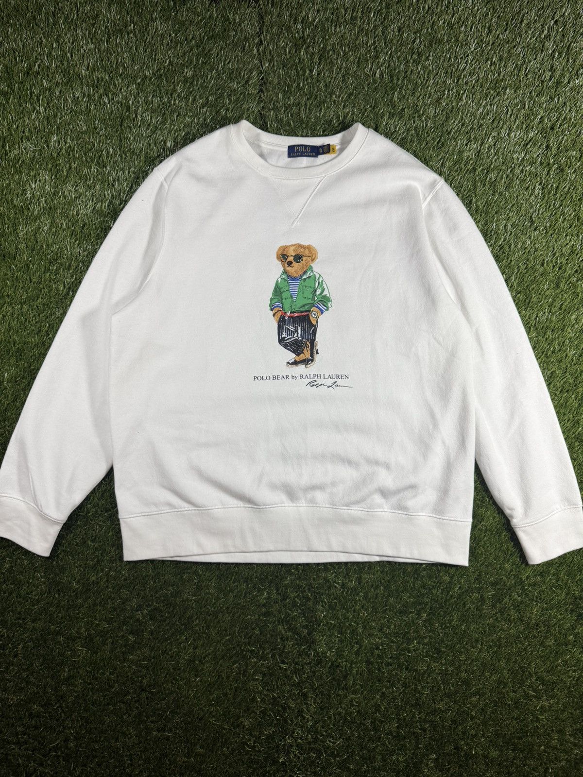 Ralph Lauren Vintage Y2k polo Ralph Lauren Polo Bear Crewneck Sweatshirt Size US XL / EU 56 / 4 - 1 Thumbnail