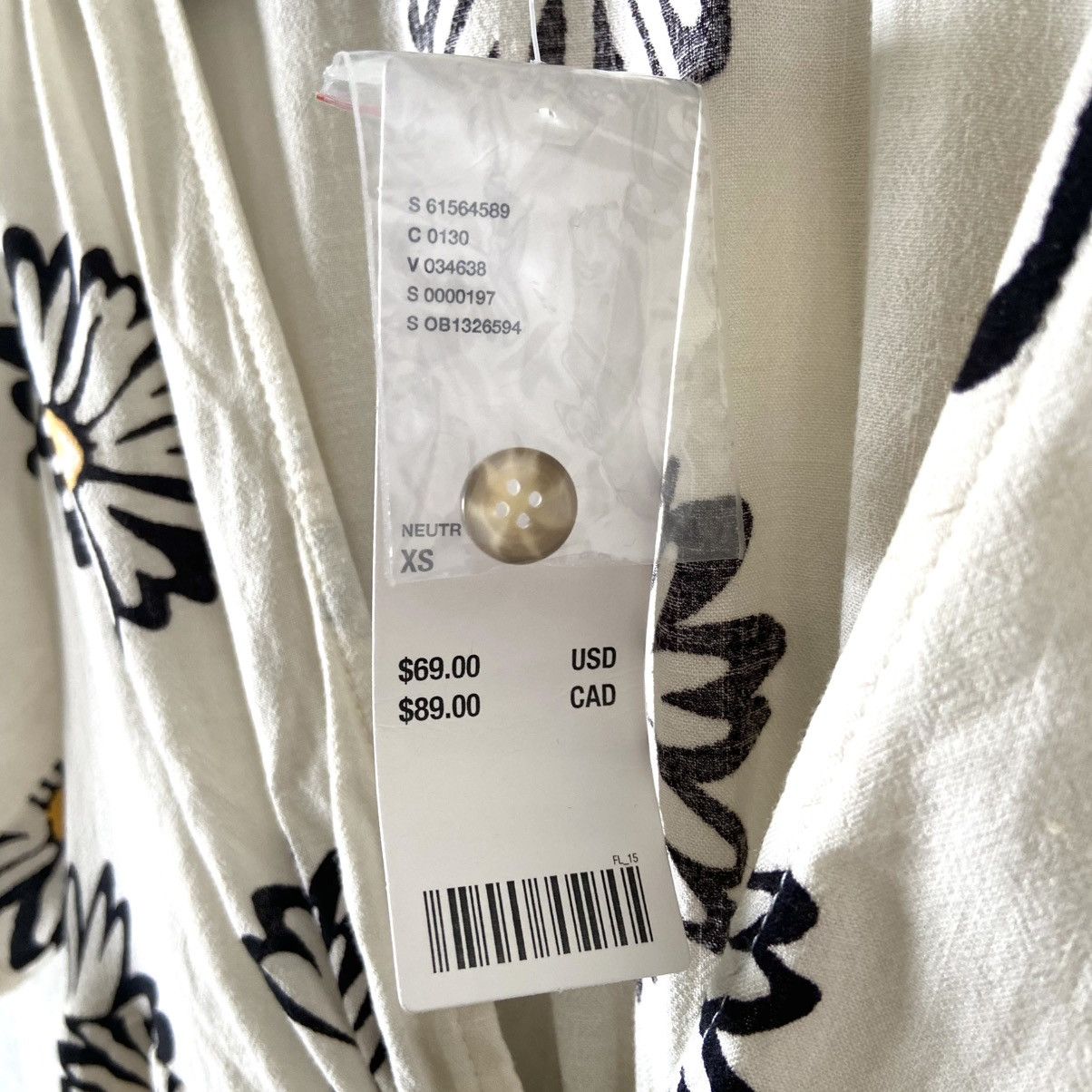Urban Outfitters NWT Urban Outfitters Floral Daisy Print Mini Dress | XS Size XS / US 0-2 / IT 36-38 - 5 Thumbnail