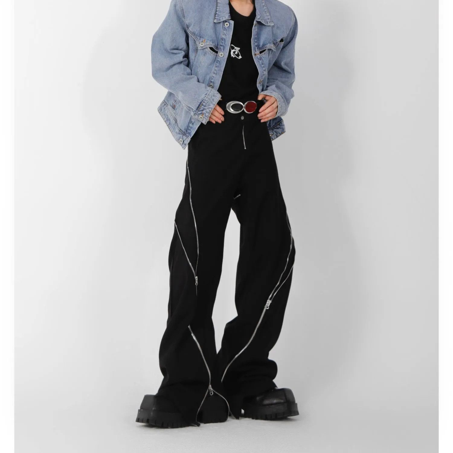 Japanese Brand Straight Casual Pants Retro Trousers Size US 30 / EU 46 - 3 Thumbnail