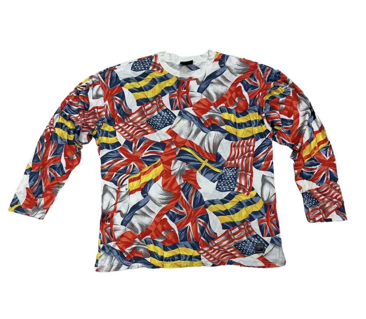 Versace Jeans Couture 90’s Versace Jeans Couture Flag Full Print london royalty Size US L / EU 52-54 / 3 - 1 Thumbnail