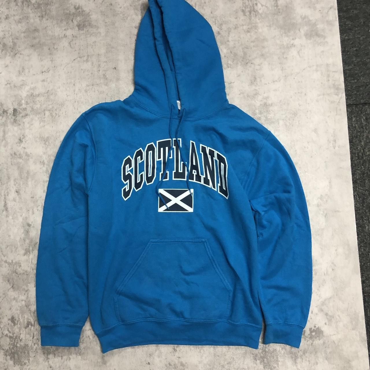 Gildan Scotland hoodie in blue and white #Scotland Size US S / EU 44-46 / 1 - 1 Thumbnail