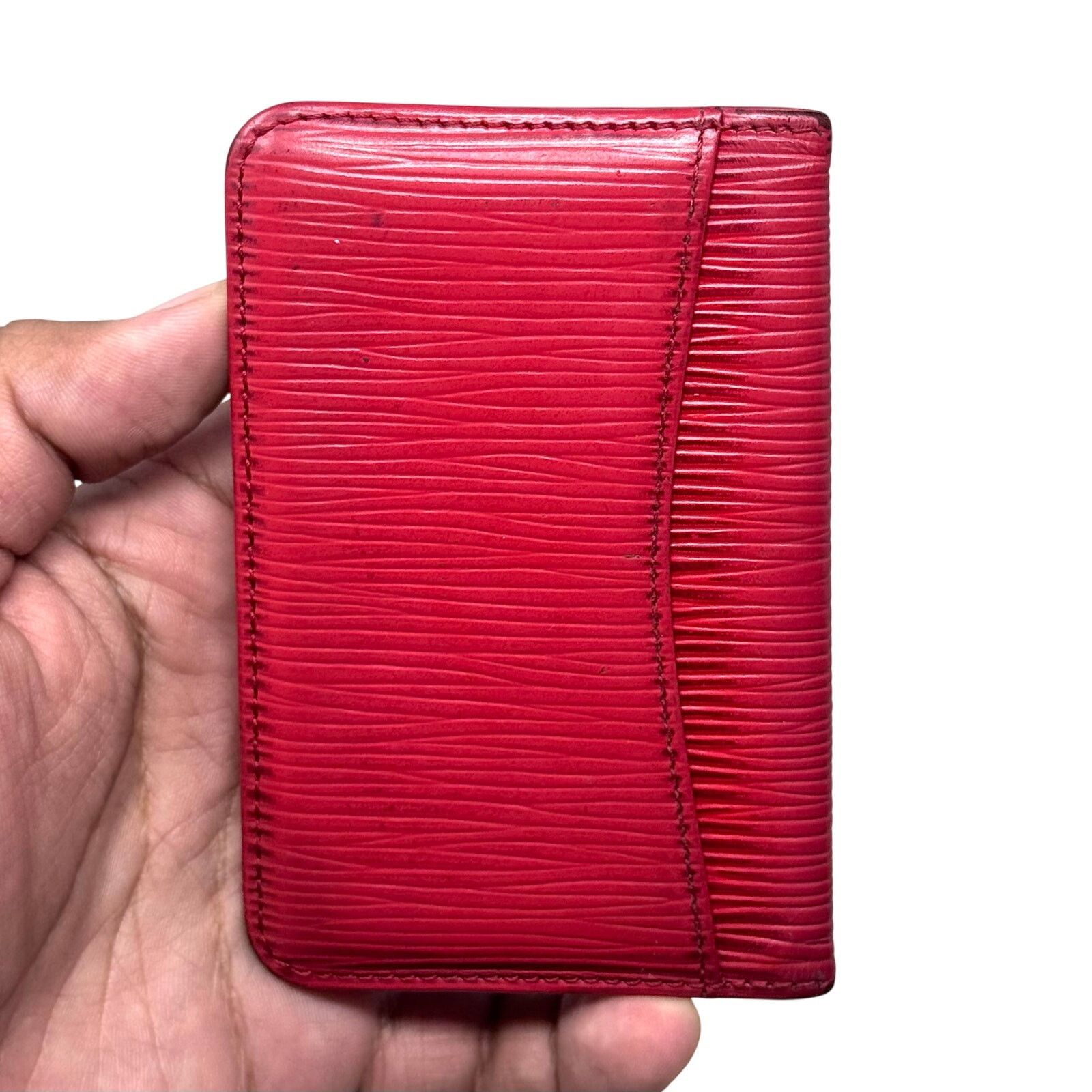 Louis Vuitton Louis Vuitton Red Bifold Wallet Size ONE SIZE - 6 Thumbnail