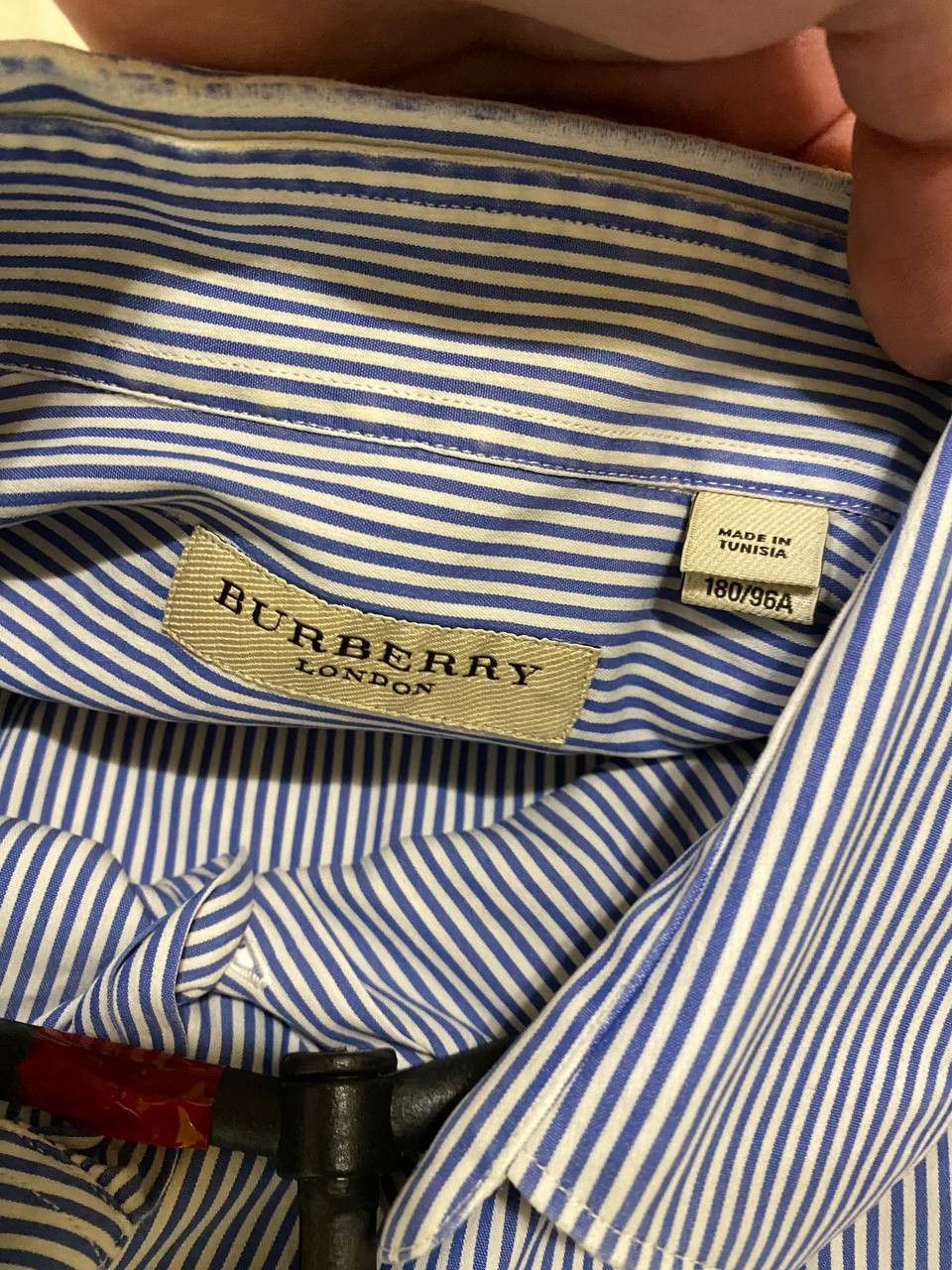 Burberry Burberry London Long Shirt Men's Check Plaid Size US S / EU 44-46 / 1 - 8 Thumbnail