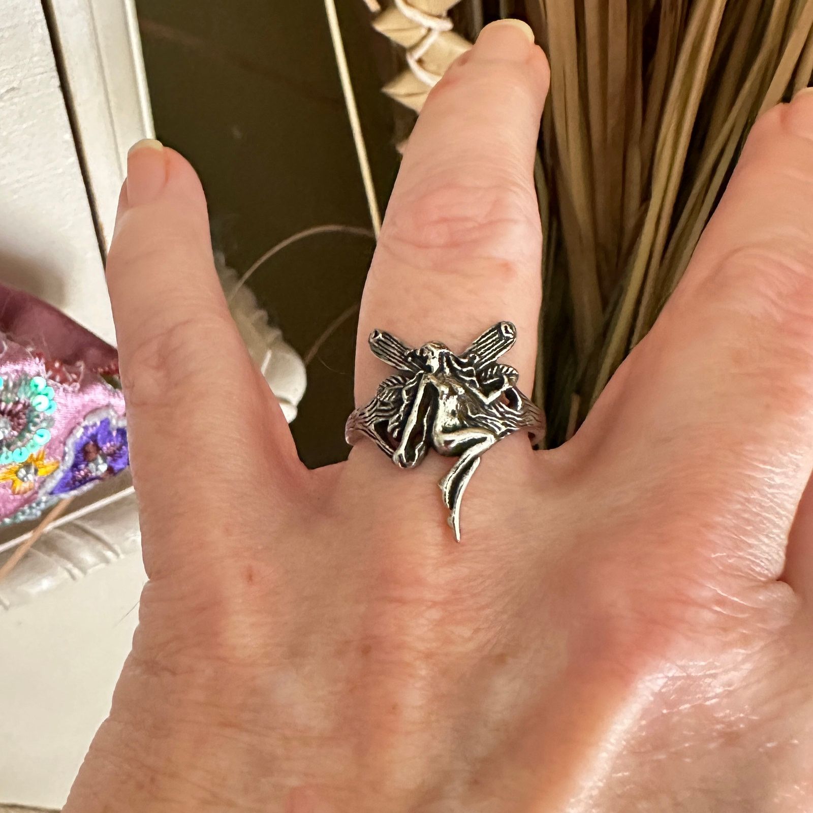 Other Fairy Stainless Steel Ring Size ONE SIZE - 2 Thumbnail