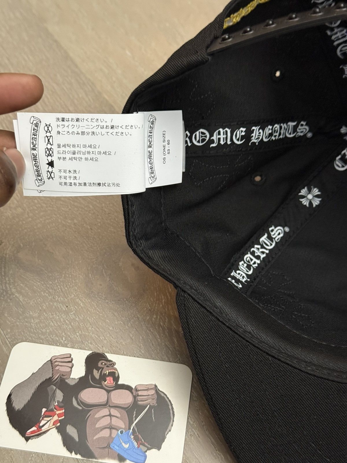 Chrome Hearts Chrome Hearts Cross Patch Hat Black Gold Size ONE SIZE - 8 Thumbnail