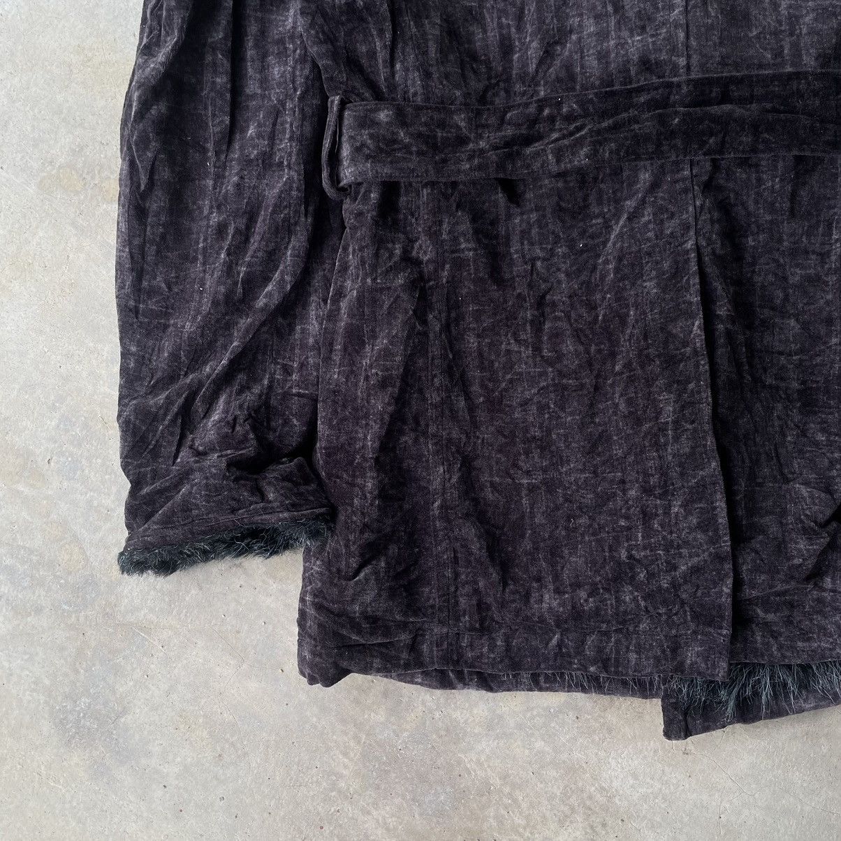 Tornado Mart 🇯🇵Tornado Mart Faux Fur Velvet Belted Gothic Punk Coat Jacket Size US M / EU 48-50 / 2 - 25 Thumbnail