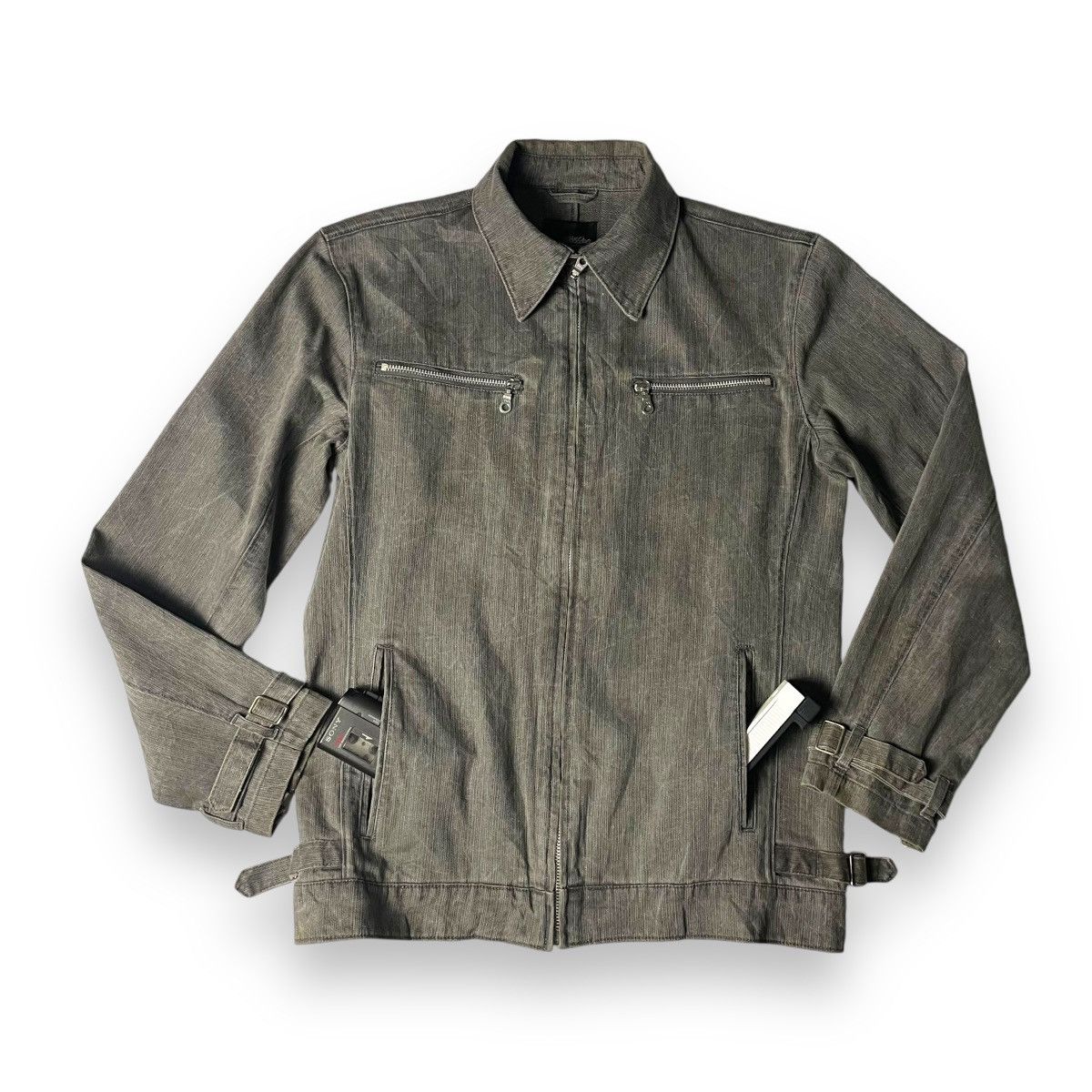 Mossimo 🇯🇵 MOSSIMO SPORT BIKER / PUNK FULL ZIP JACKET Size US M / EU 48-50 / 2 - 1 Thumbnail