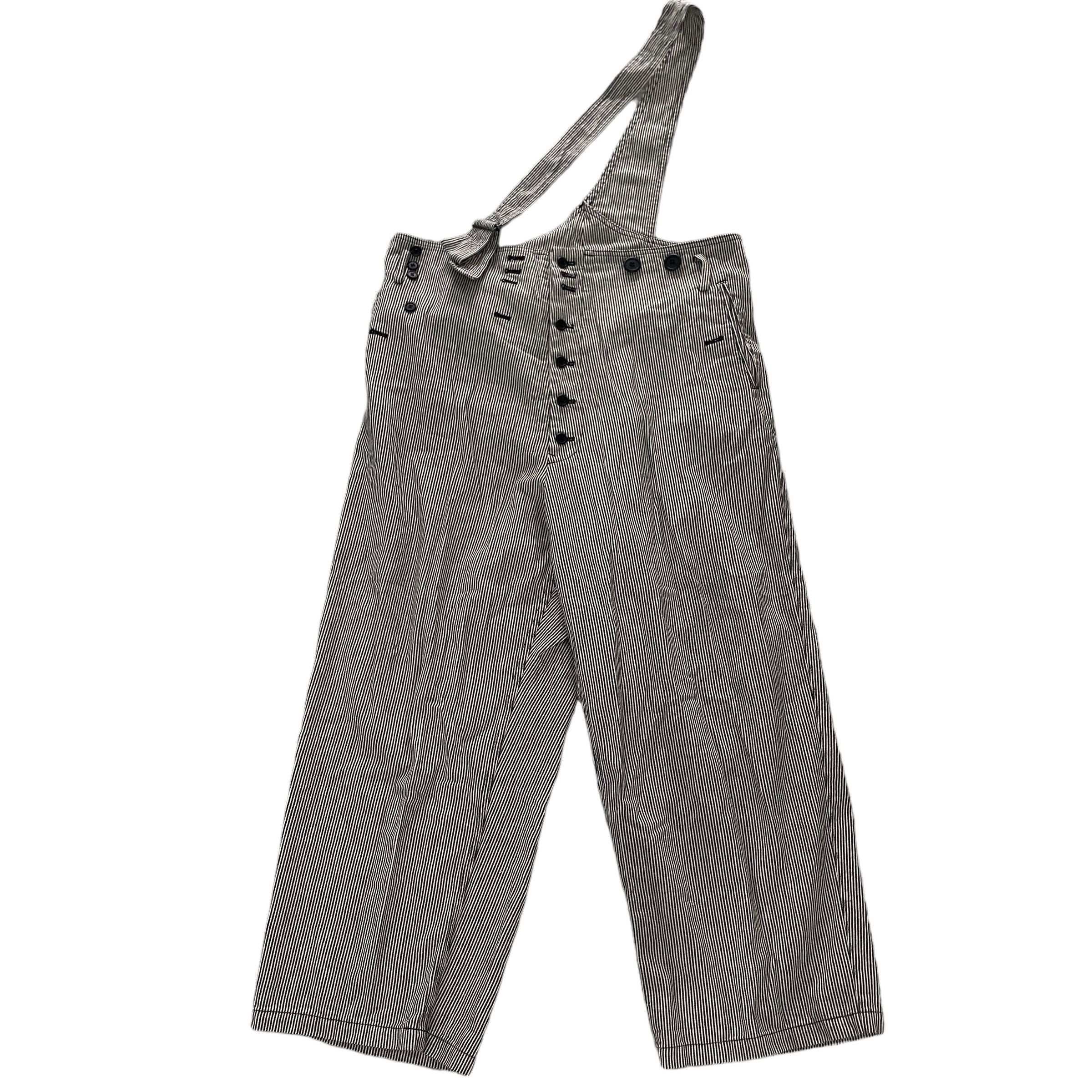 Yohji Yamamoto Vintage YS by Yohji Yamamoto Overall Striped Hickory Size US 36 / EU 52 - 1 Thumbnail