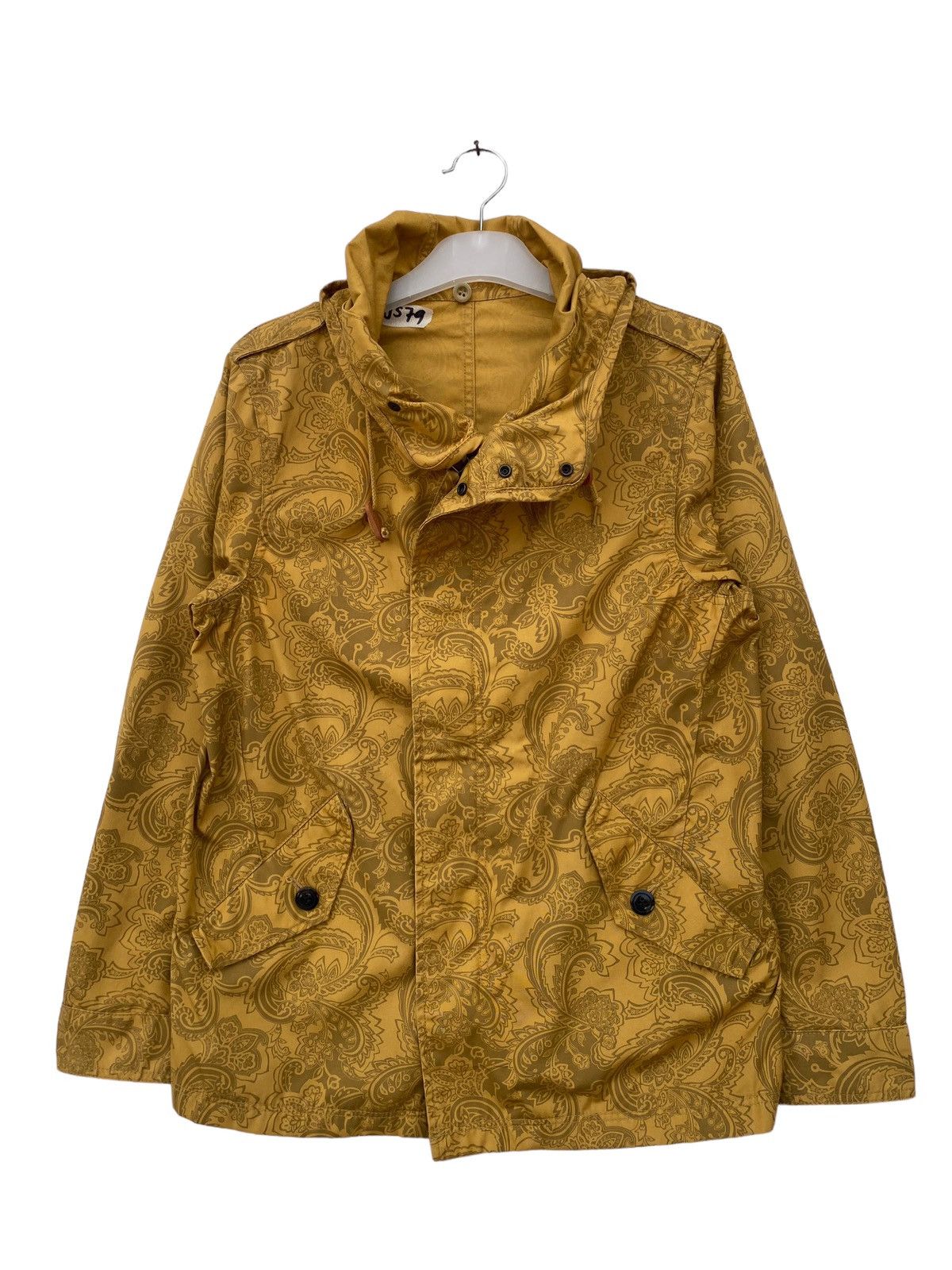 Japanese Brand Back Number Paisley Hooded Jacket Size US M / EU 48-50 / 2 - 3 Thumbnail