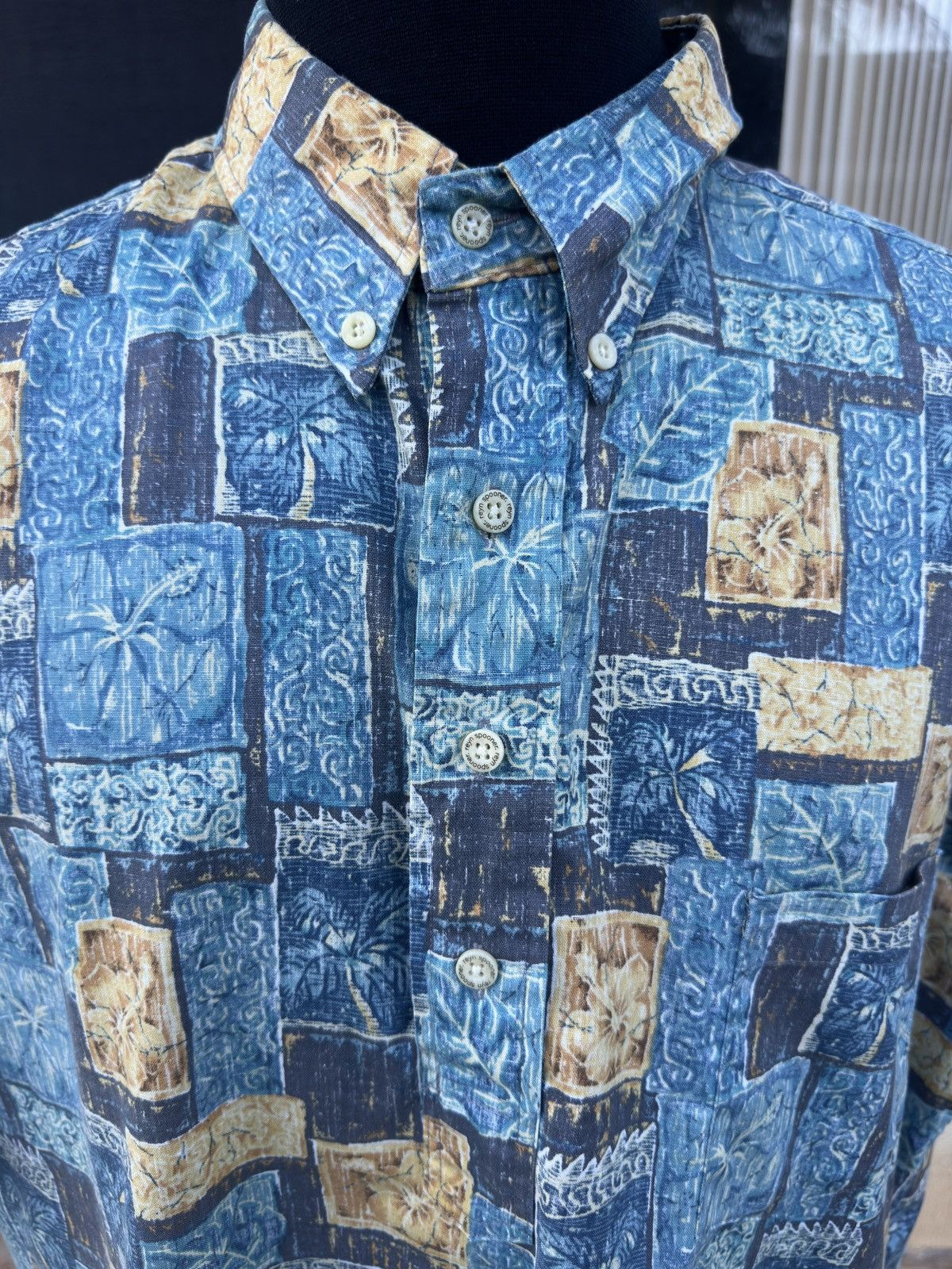 Reyn Spooner Reyn Spooner Hawaiian Print Multicolored 3/4 Button Men's XL Size US XL / EU 56 / 4 - 3 Thumbnail