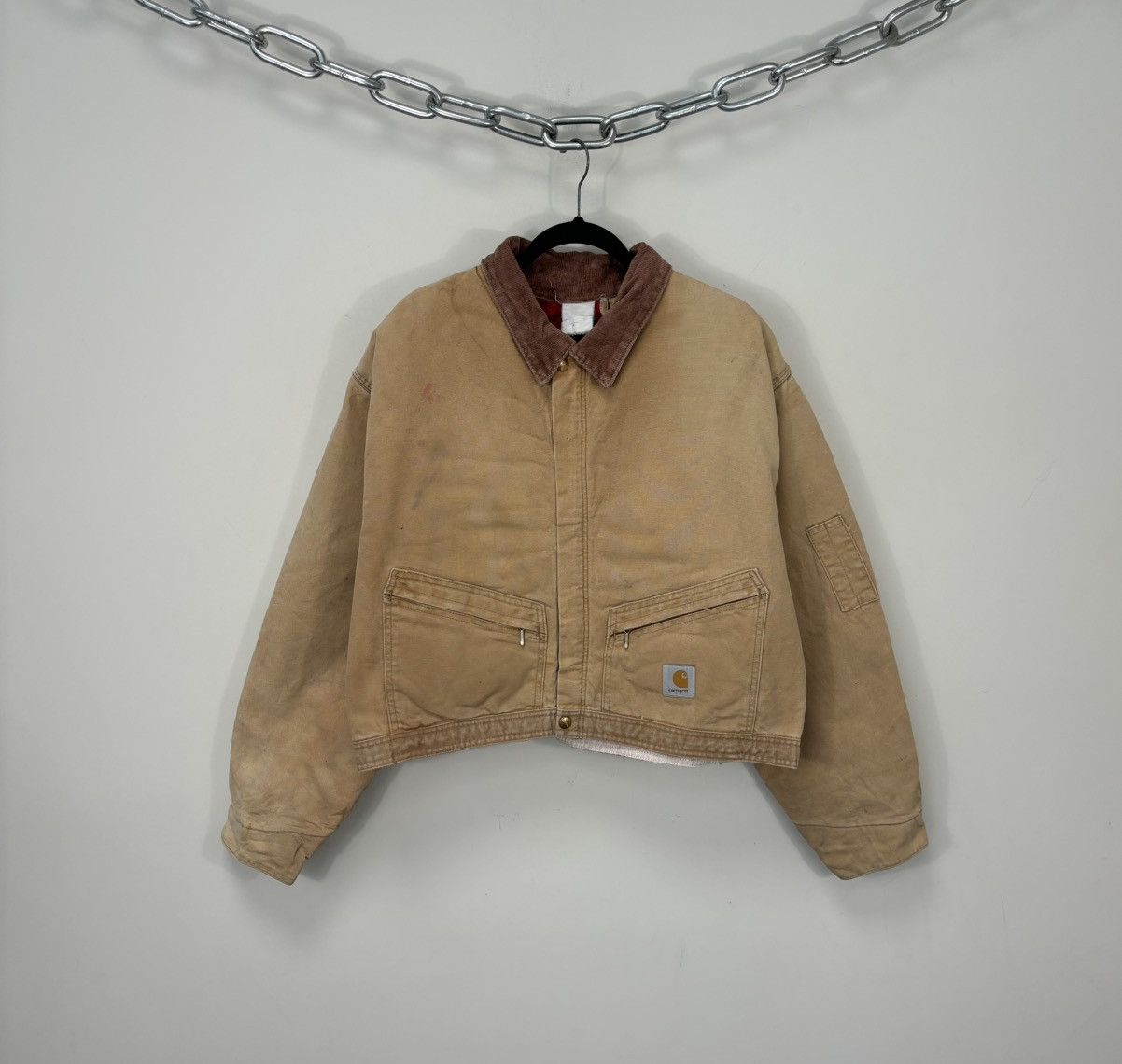 Carhartt Vintage Carhartt USA Utility Boxy Cropped Detroit Jacket Size US L / EU 52-54 / 3 - 1 Thumbnail