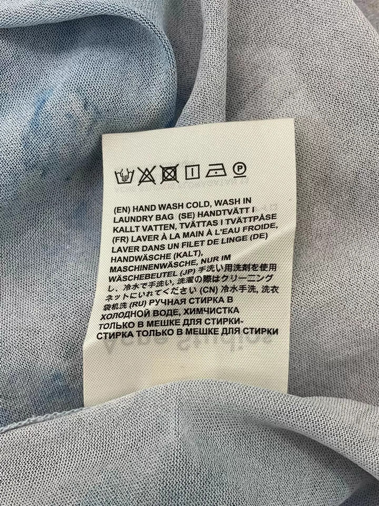 Acne Studios Acne Studios Blue Gradient Long-Sleeve Blouse S Size S / US 4 / IT 40 - 6 Thumbnail