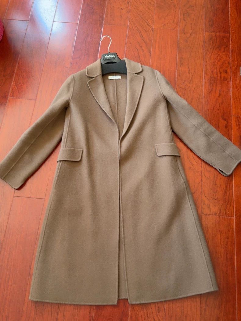 Max Mara Max Mara Sheepwool overcoat Size S / US 4 / IT 40 - 1 Thumbnail