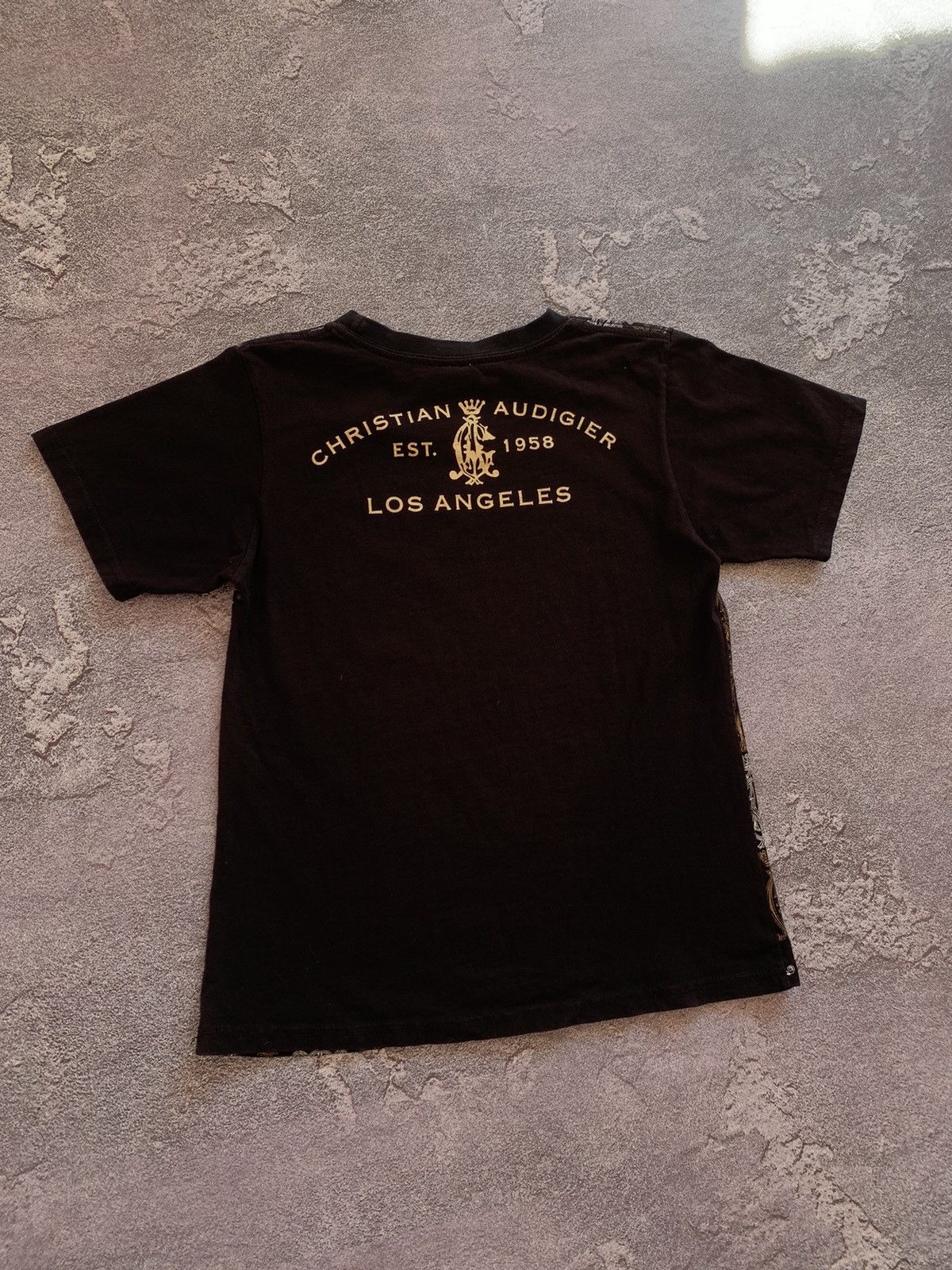 Christian Audigier × Ed Hardy VTG Ed Hardy by Christian Audigier Women’s Black T-Shirt Size S / US 4 / IT 40 - 2 Thumbnail