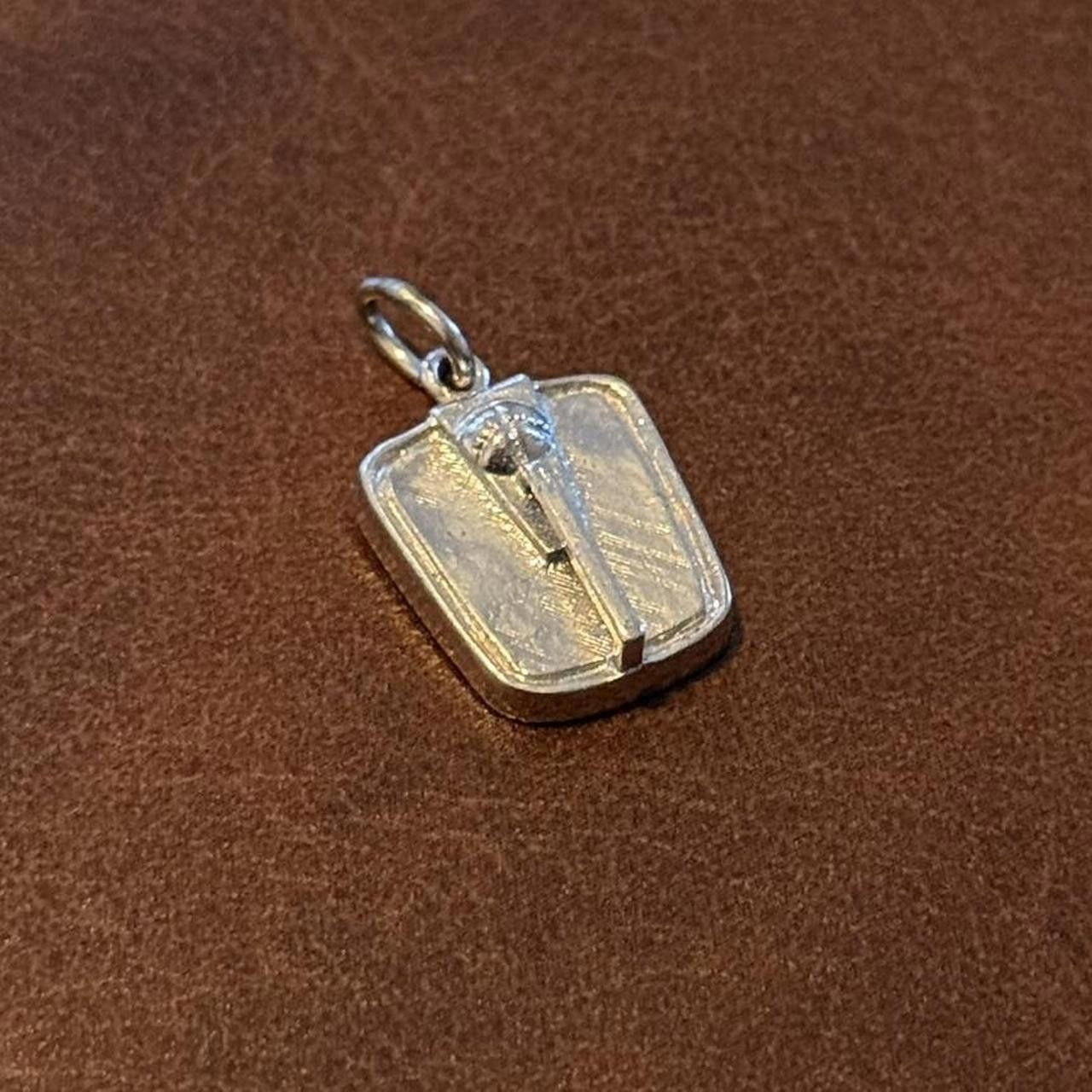 Designer Vintage Sterling Silver Weight Scale Pendant/Charm Size ONE SIZE - 4 Thumbnail