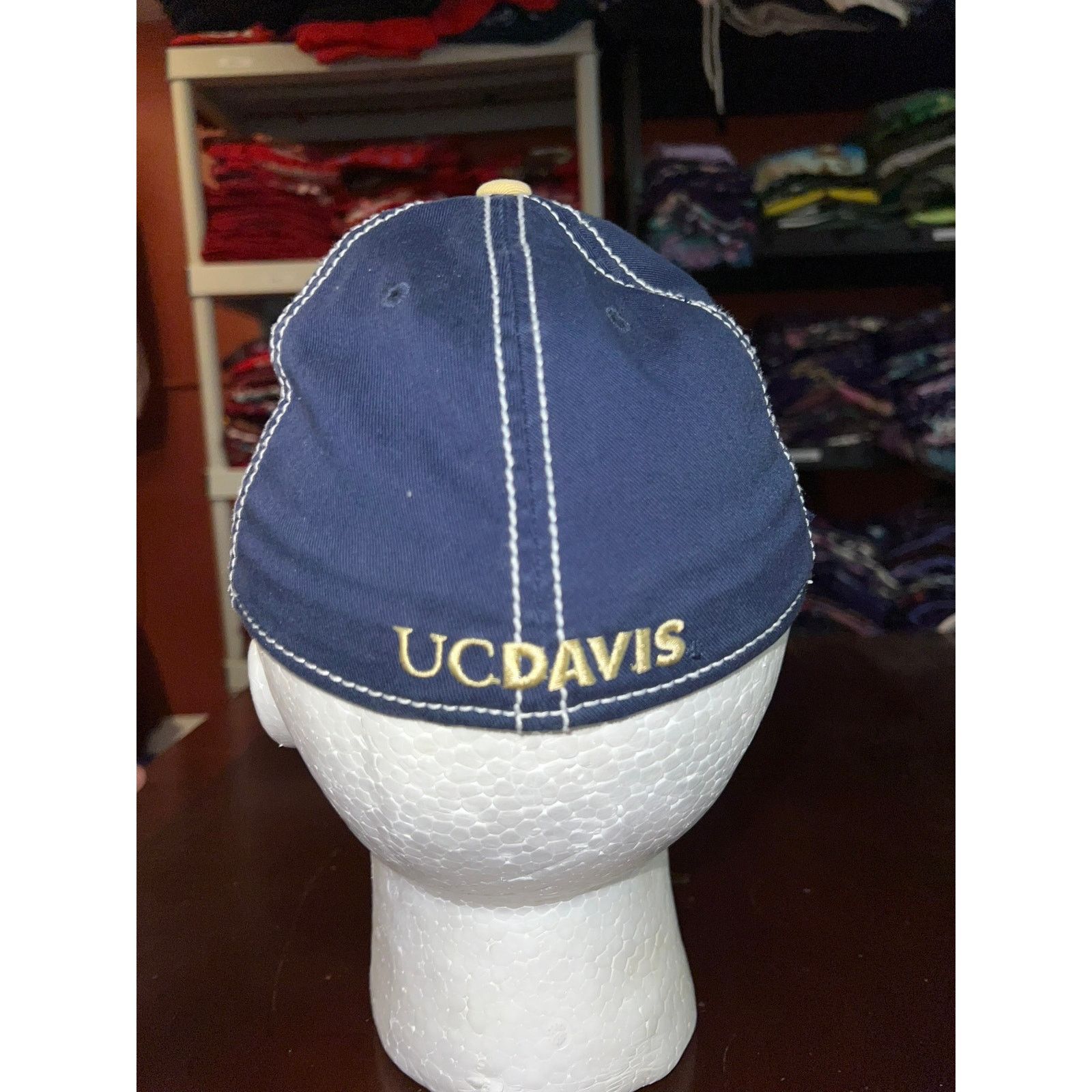 Adidas Adidas UC Davis Hat Vintage University College Blue Gold Cap Size ONE SIZE - 5 Thumbnail