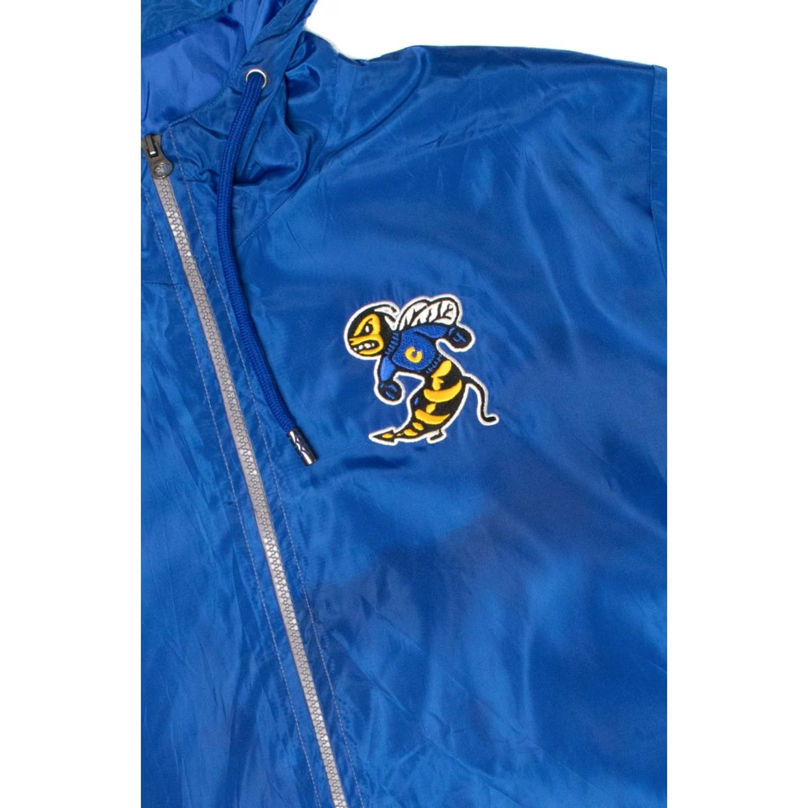 Vintage VINTAGE Hornets Lightweight Windbreaker Hoodie Large Blue & Yellow Jacket Size US L / EU 52-54 / 3 - 2 Thumbnail