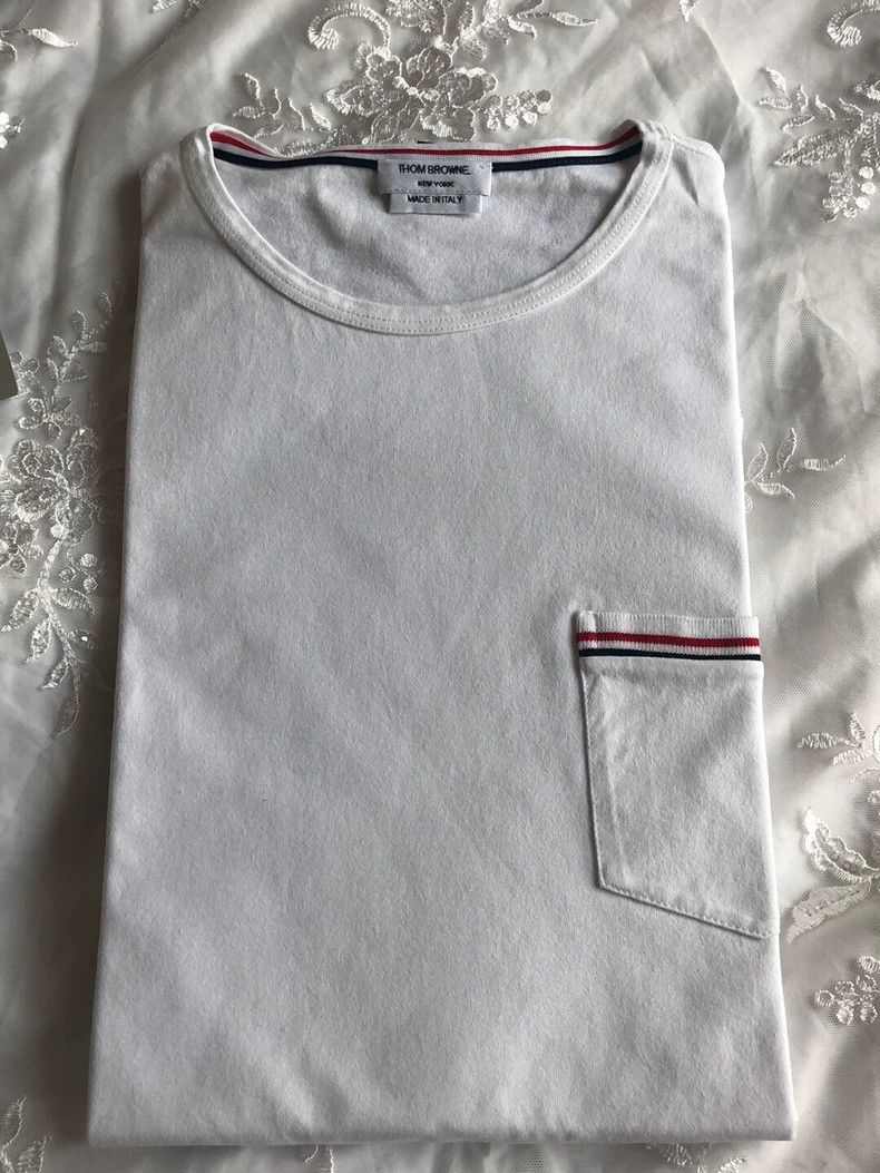 Thom Browne Thom Browne size0 Striped long-sleeved T-shirt Size US XS / EU 42 / 0 - 1 Thumbnail