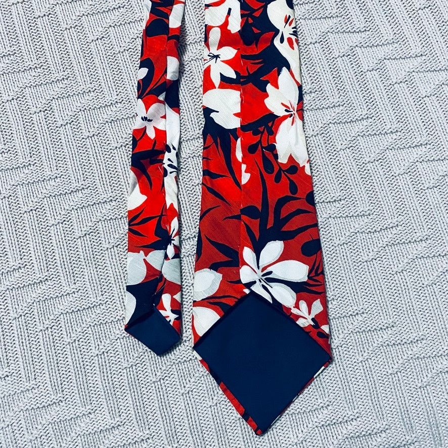 Vintage Vintage red Hawaiian tie Size ONE SIZE - 3 Thumbnail