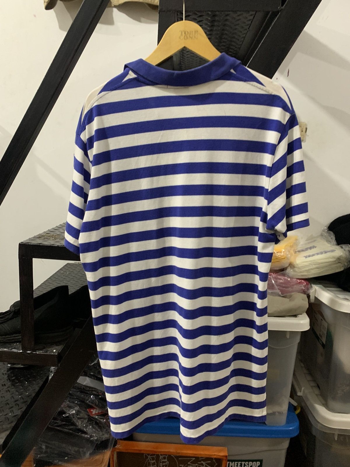 Polo Ralph Lauren 1990s Polo by Ralph Lauren Stripe Polo Shirt Size US XL / EU 56 / 4 - 4 Thumbnail