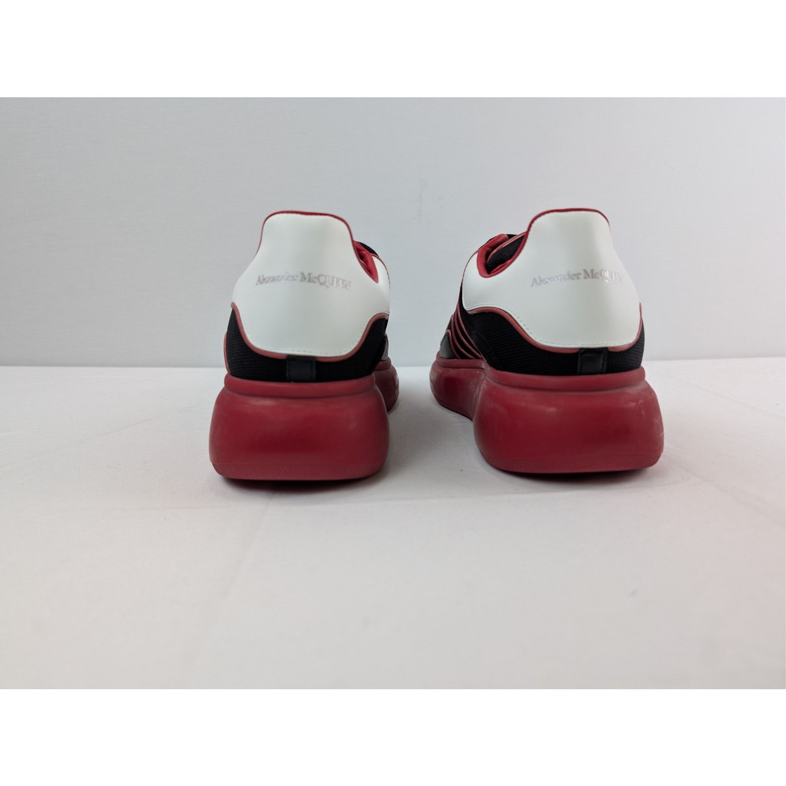 Alexander McQueen o1rshd1 Waves Knit Sneakers in Black/Red/White 43 Size US 10 / EU 43 - 11 Thumbnail