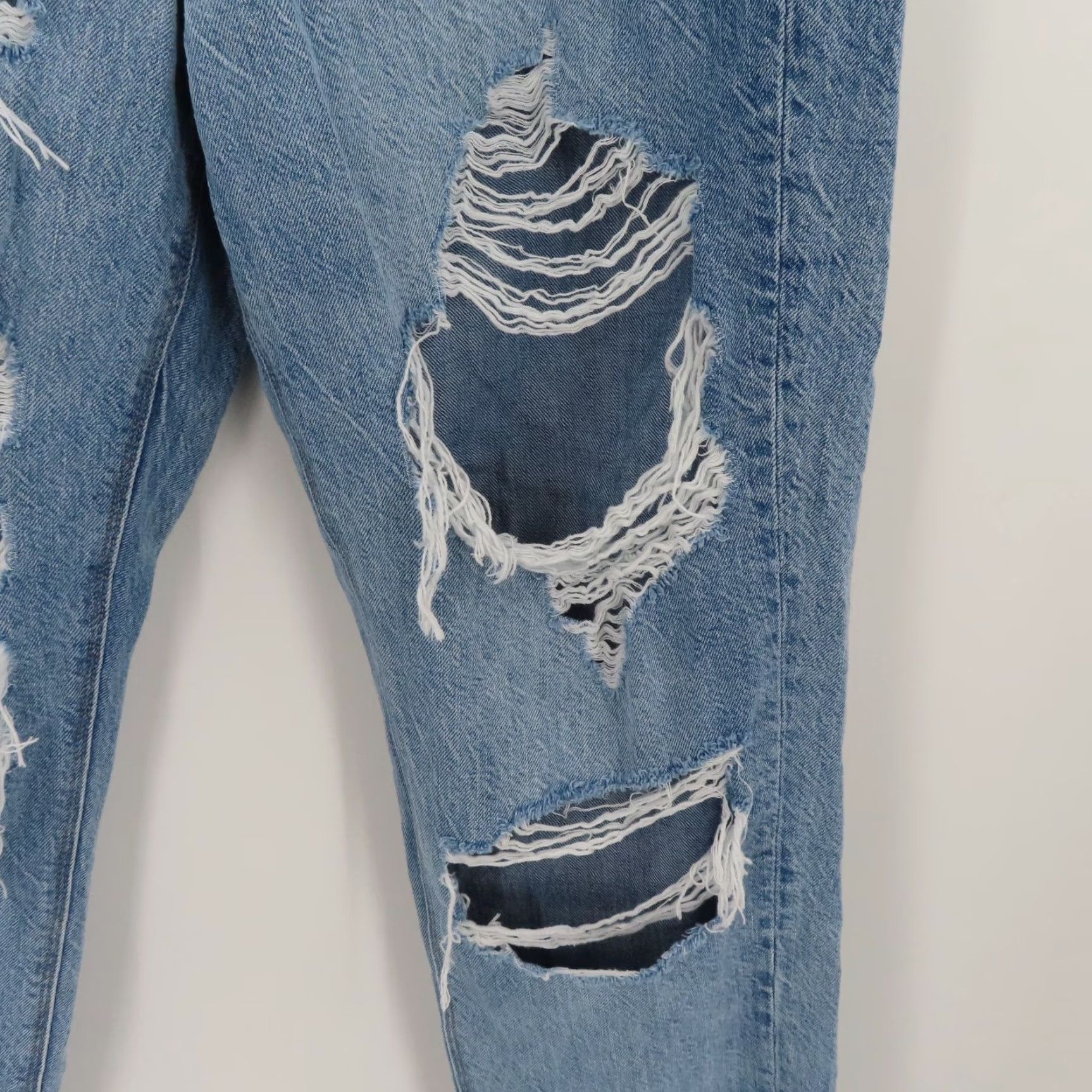 American Eagle Outfitters VINTAGE American Eagle Outfitters Women Jeans Mom High Rise Distressed 90s Blue 10 Women Size 32" / US 10 / IT 46 - 5 Thumbnail