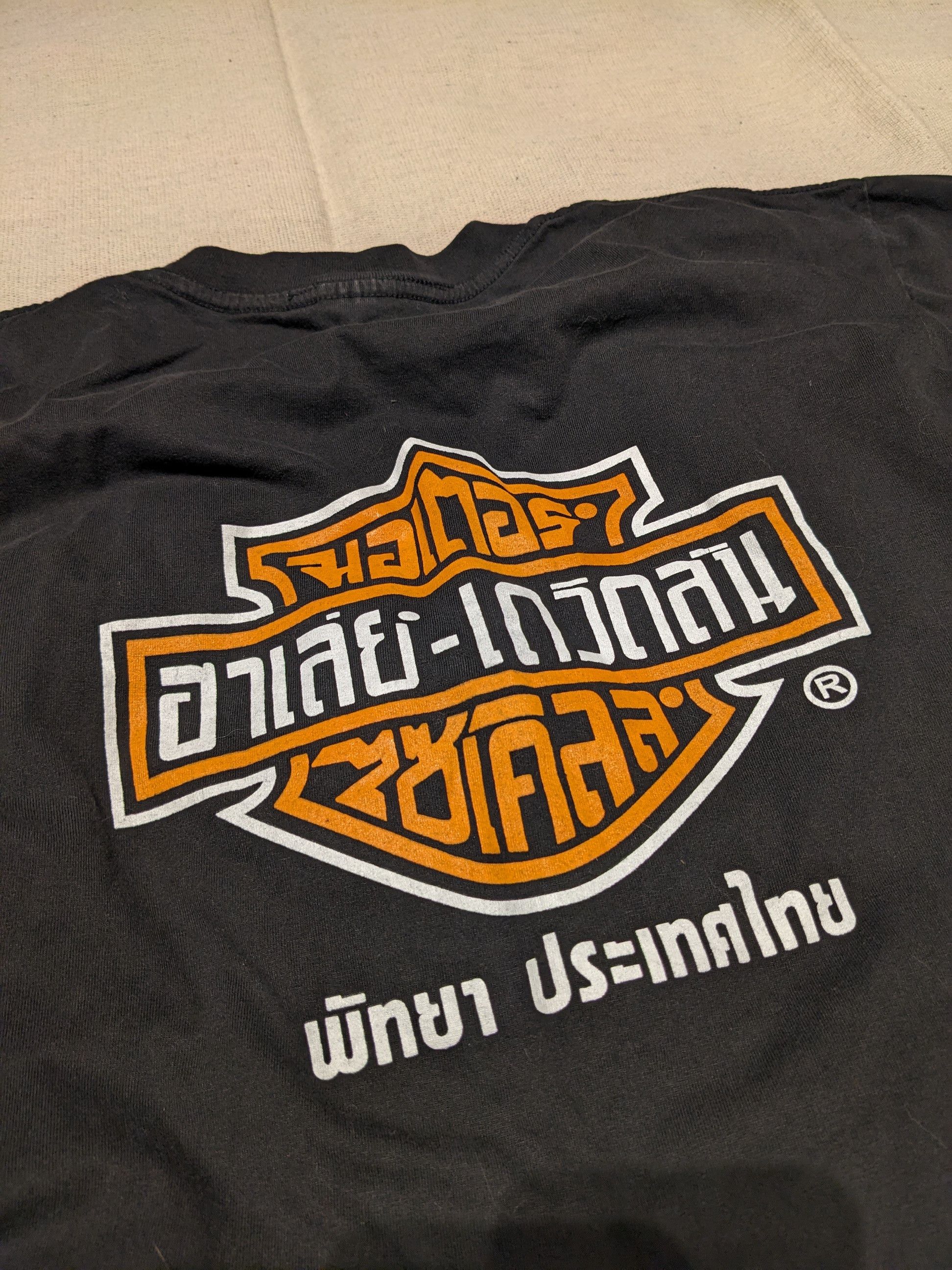Harley Davidson Vintage Harley Davidson Holoubek Thailand Logo men's L Size US L / EU 52-54 / 3 - 2 Thumbnail