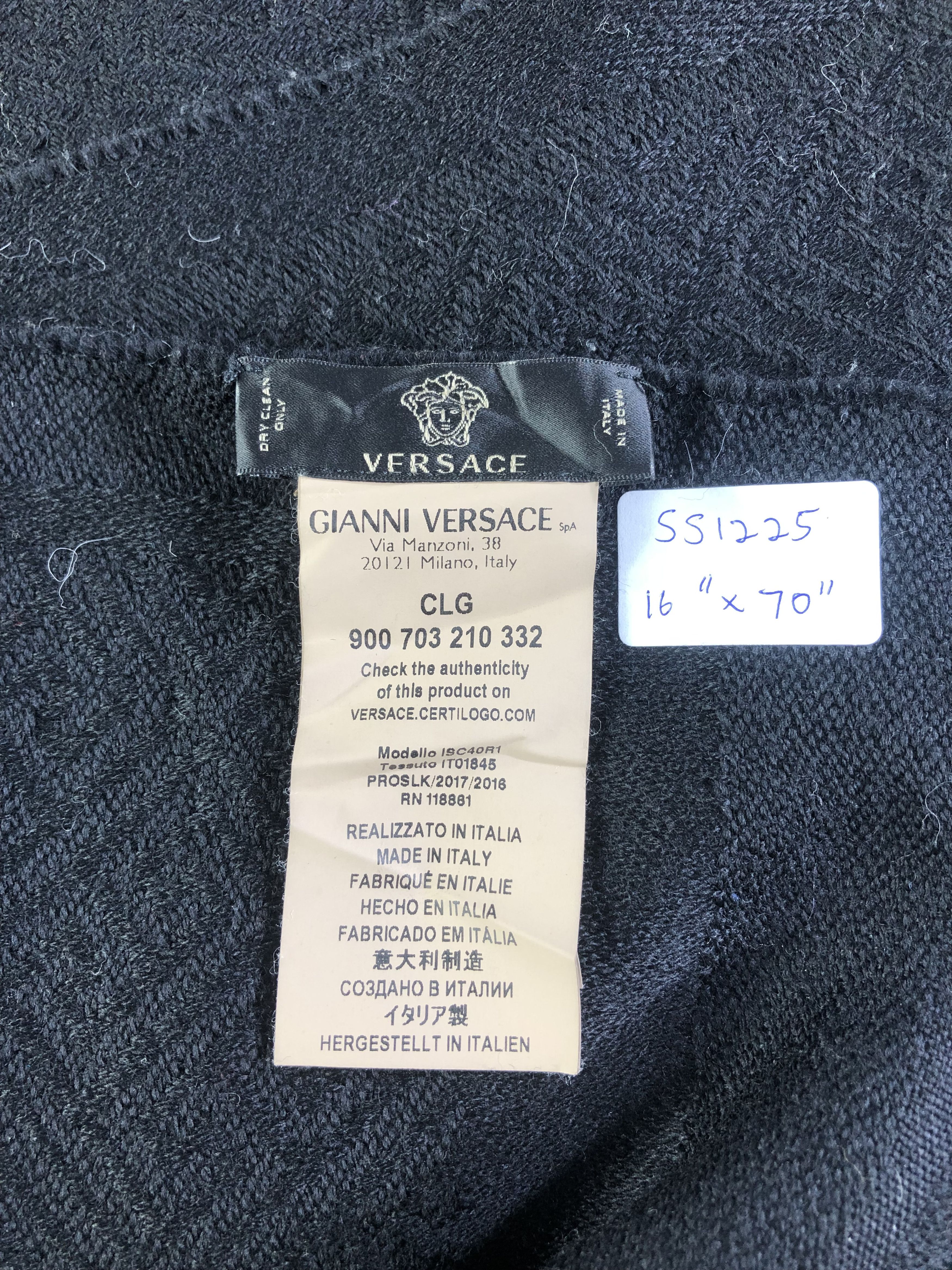 Versace Gianni Versace Medusa Scarf / Muffler / Neckwear SS1225 Size ONE SIZE - 6 Thumbnail
