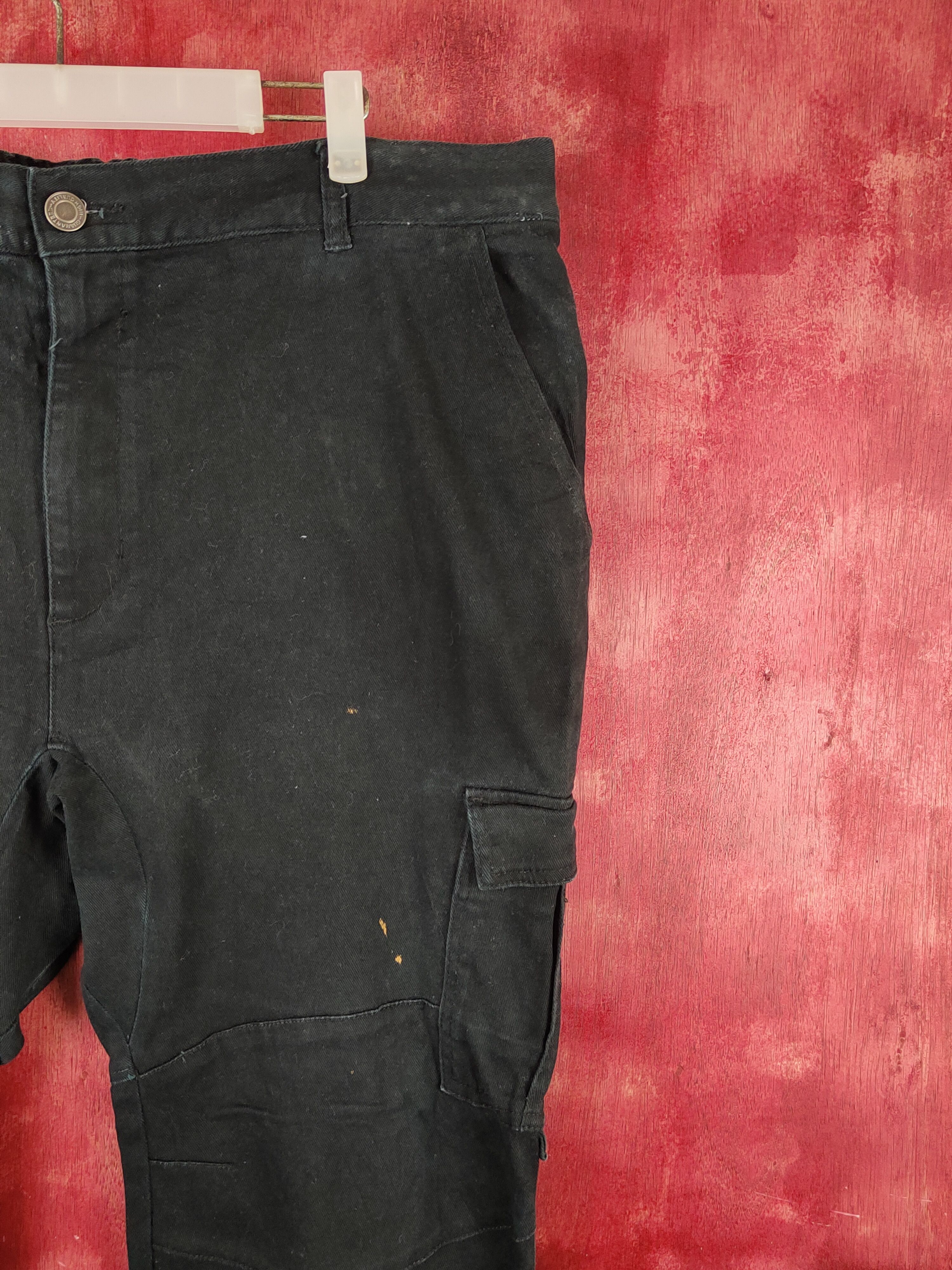 Japanese Brand Japanese Brand Black Multipocket Tactical Jeans #S1761 Size US 43 - 5 Thumbnail