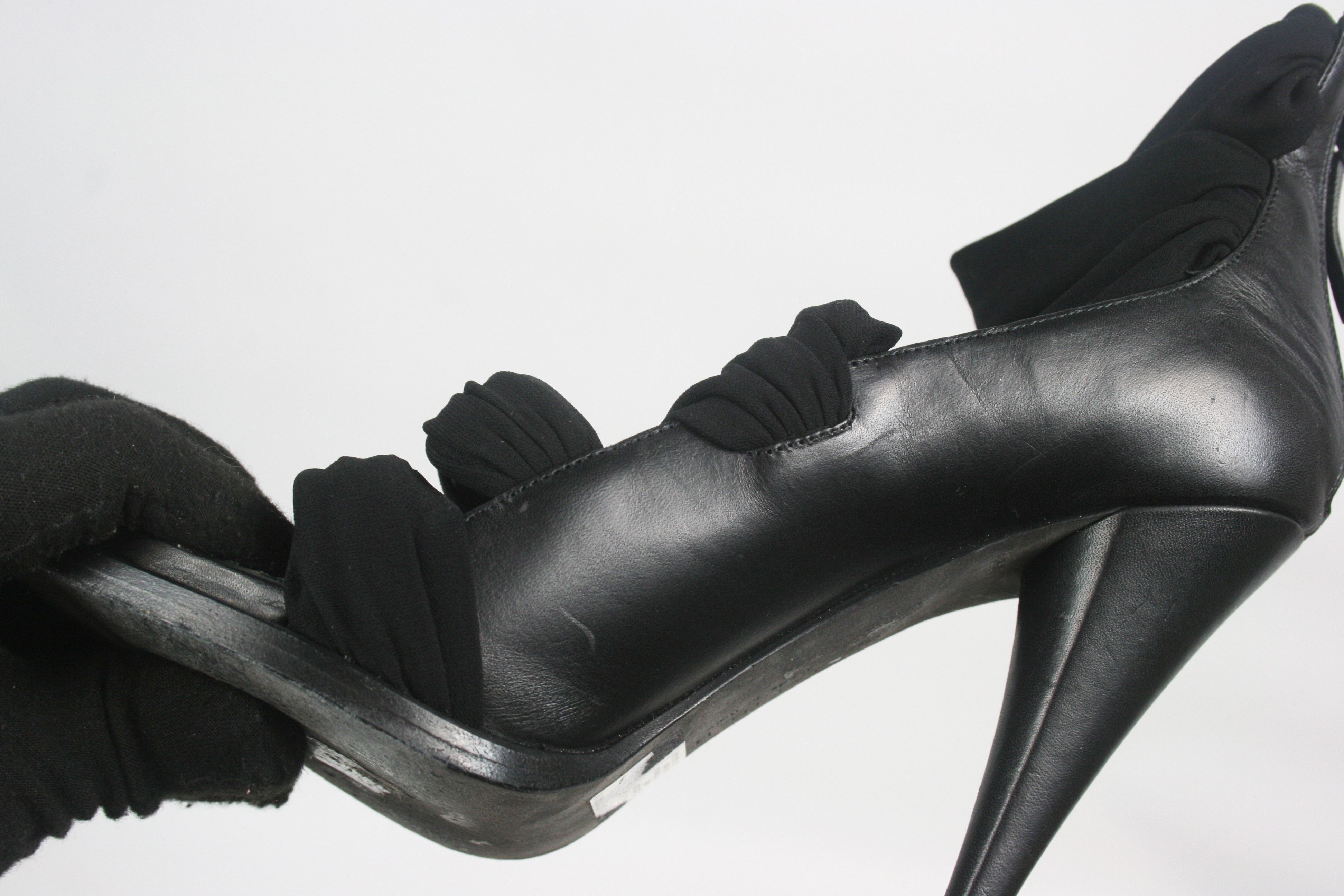 Givenchy Jersey Satin Gladiator Wrap Sandals Size US 8 / IT 38 - 14 Thumbnail