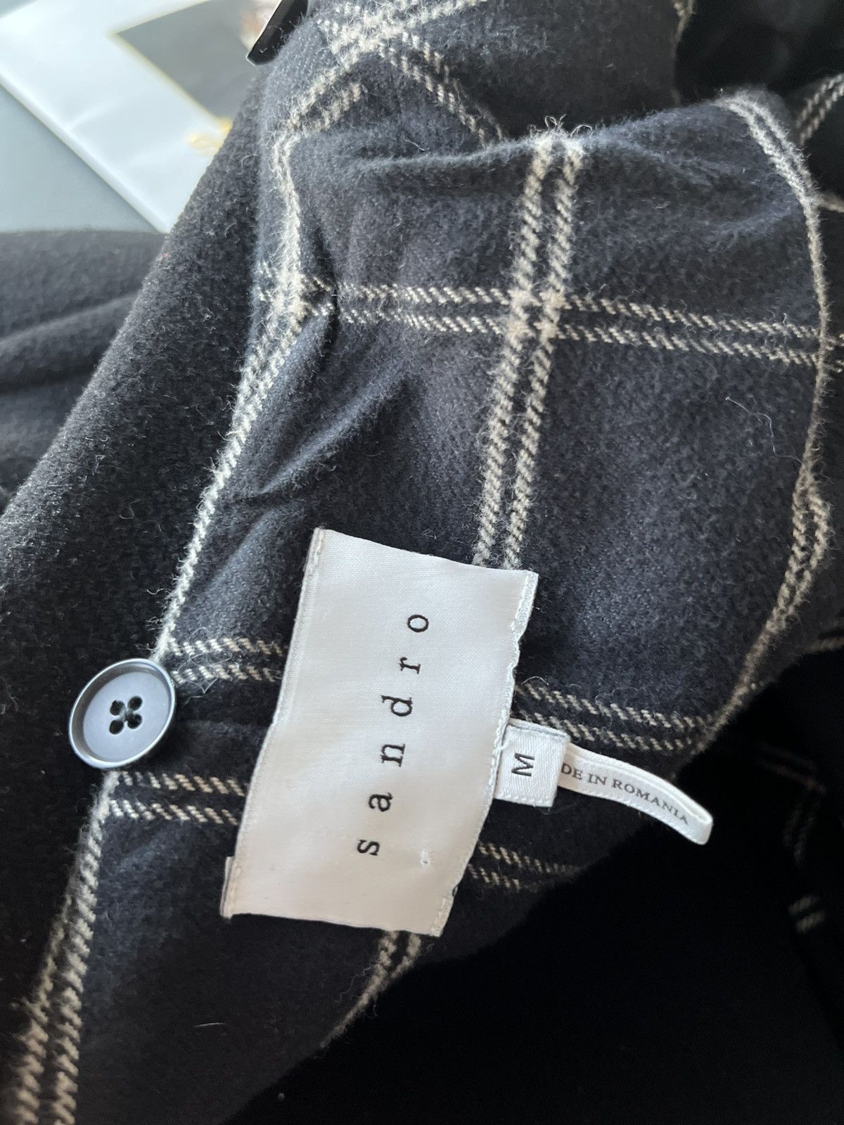 Sandro $1k Value Vintage Sandro French Pea Coat Runway Limited Size US M / EU 48-50 / 2 - 13 Thumbnail