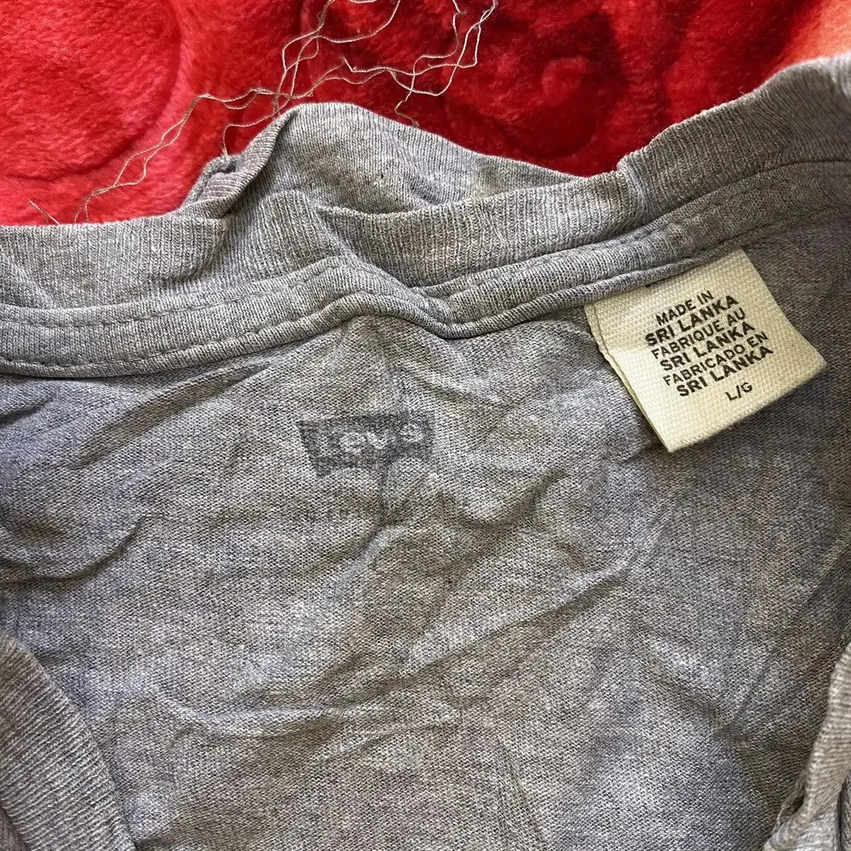 Levi's LEVIS STRAUSS LEVI’S Stock Logo Gray Tee Shirt Top Size L / US 10 / IT 46 - 8 Thumbnail