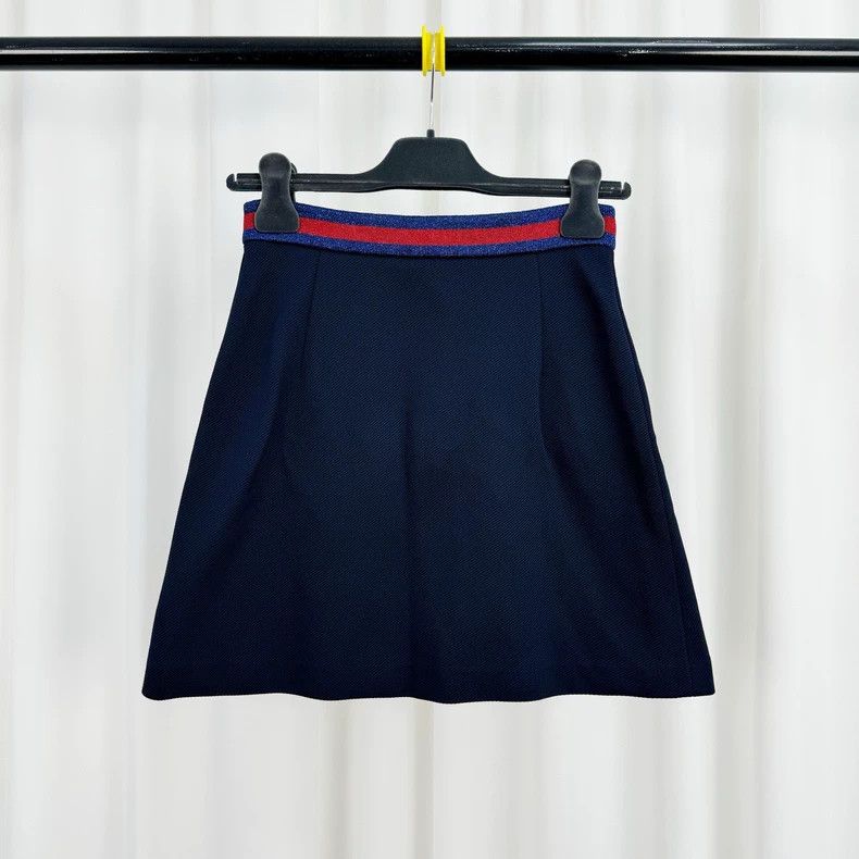 Gucci Gucci SizeXS Lace door flap webbing skirt Size 42" / US 20 - 2 Thumbnail