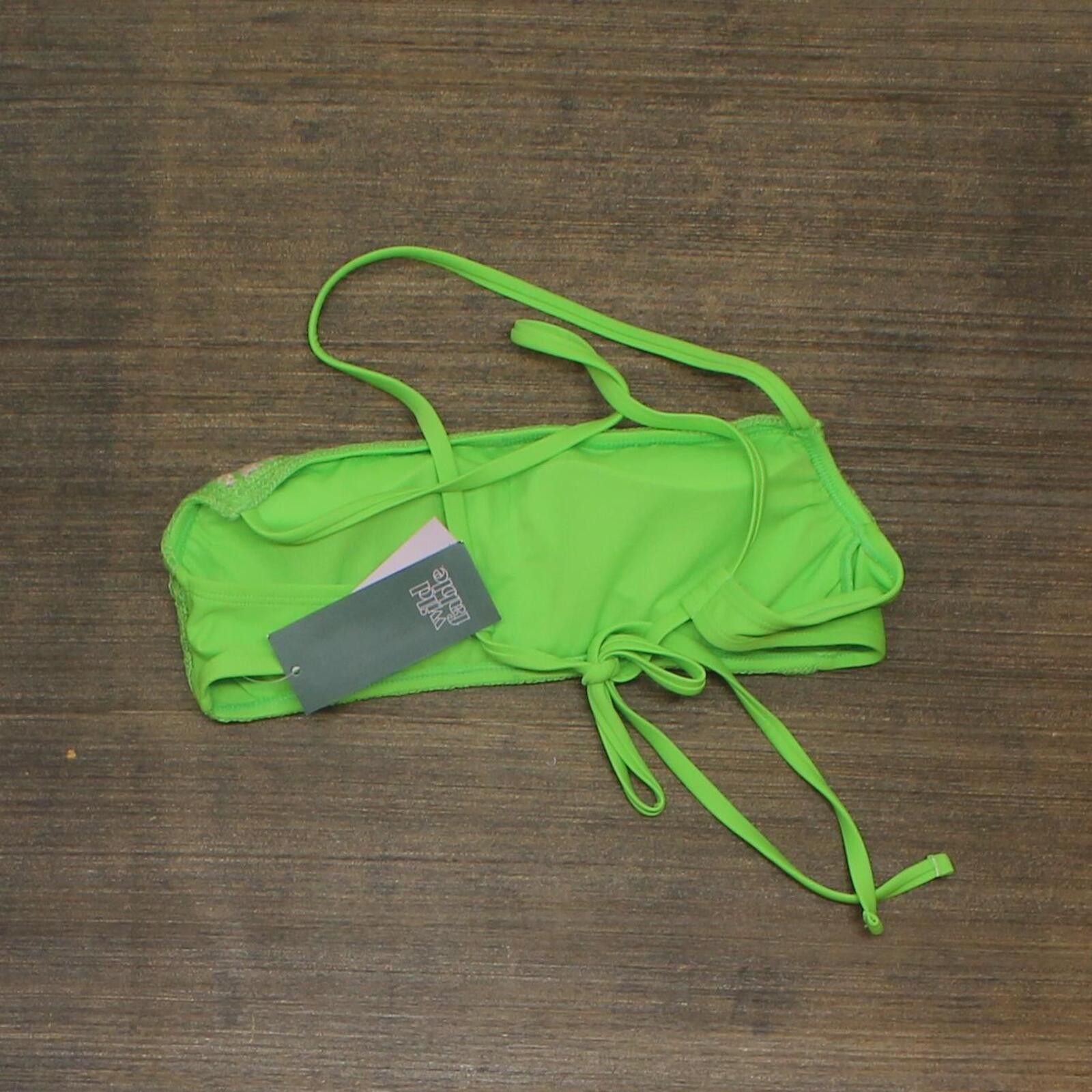 Other Nwt Wild Fable Crochet Bikini Top Pid-yr1rg8 S Bright Green Size S / US 4 / IT 40 - 2 Thumbnail