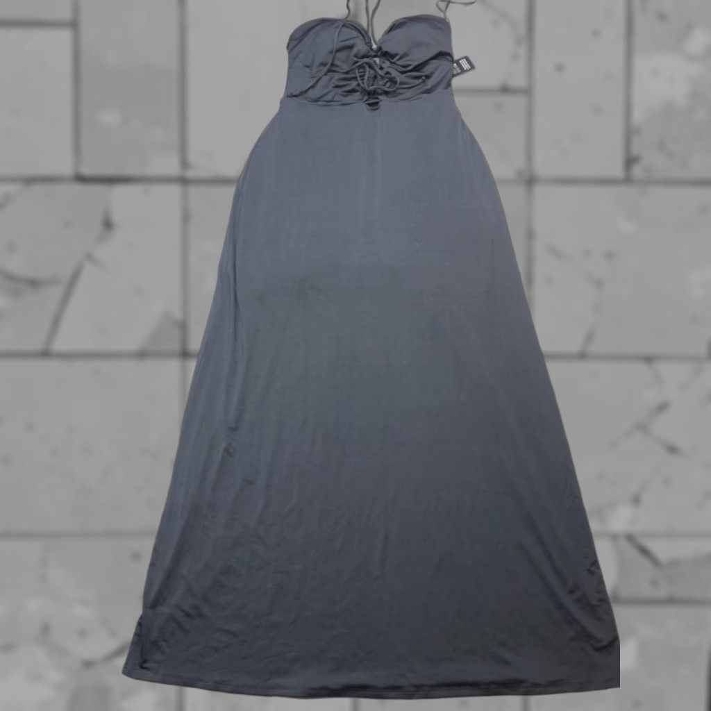 Express Express Dress Maxi Dress Halter Black M Women's Party/Cocktail Maxi Dress NEW Size M / US 6-8 / IT 42-44 - 1 Thumbnail