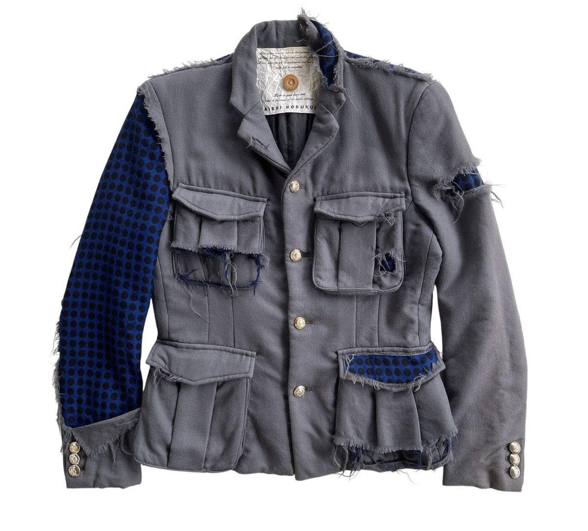 Taishi Nobukuni Taishi Nobukuni Handmade Japan Distressed Pattern Size US S / EU 44-46 / 1 - 2 Thumbnail