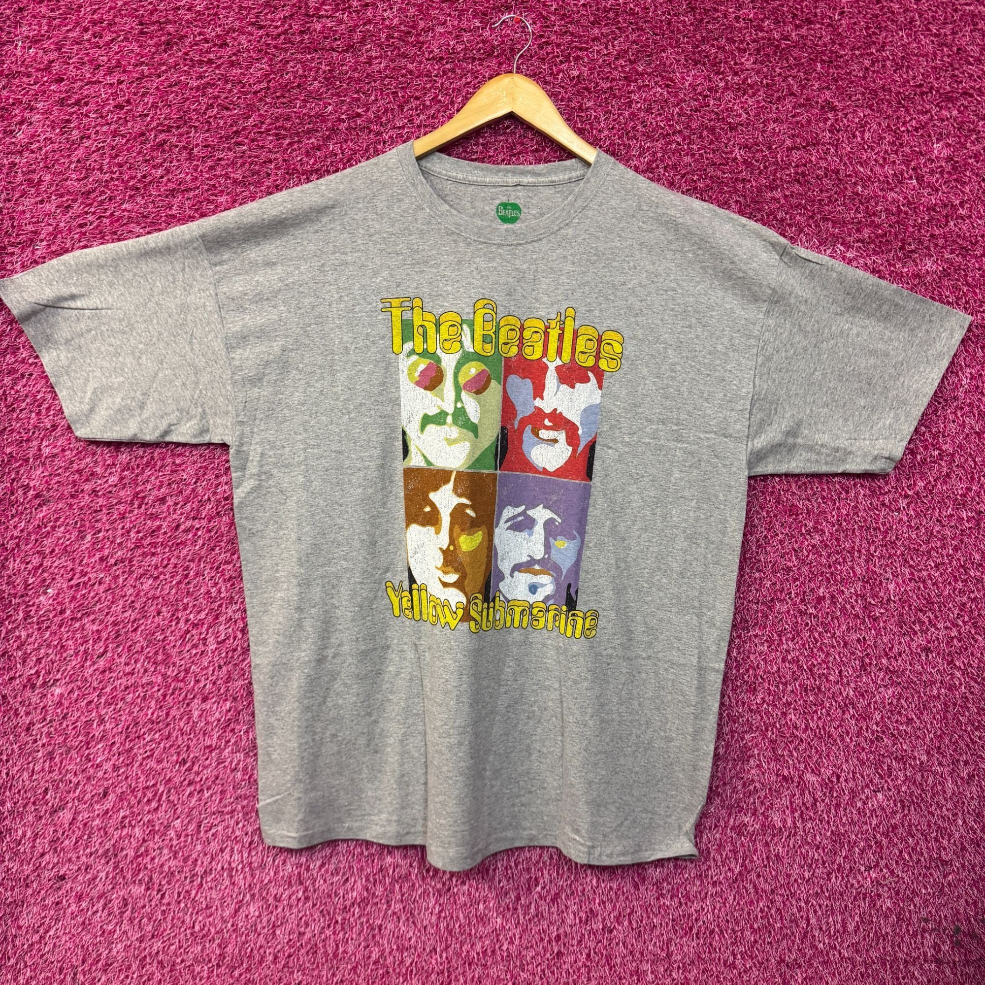 Band Tees The Beatles Yellow Submarine Album Pop Art Rock Band Tee XXL Size US XXL / EU 58 / 5 - 1 Thumbnail