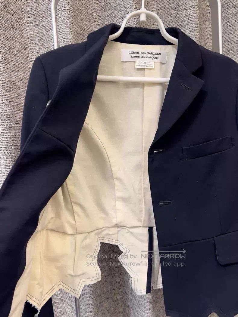 Comme des Garcons Comme Des Garcons Irregular eggshell wool coat Size XS / US 0-2 / IT 36-38 - 5 Thumbnail