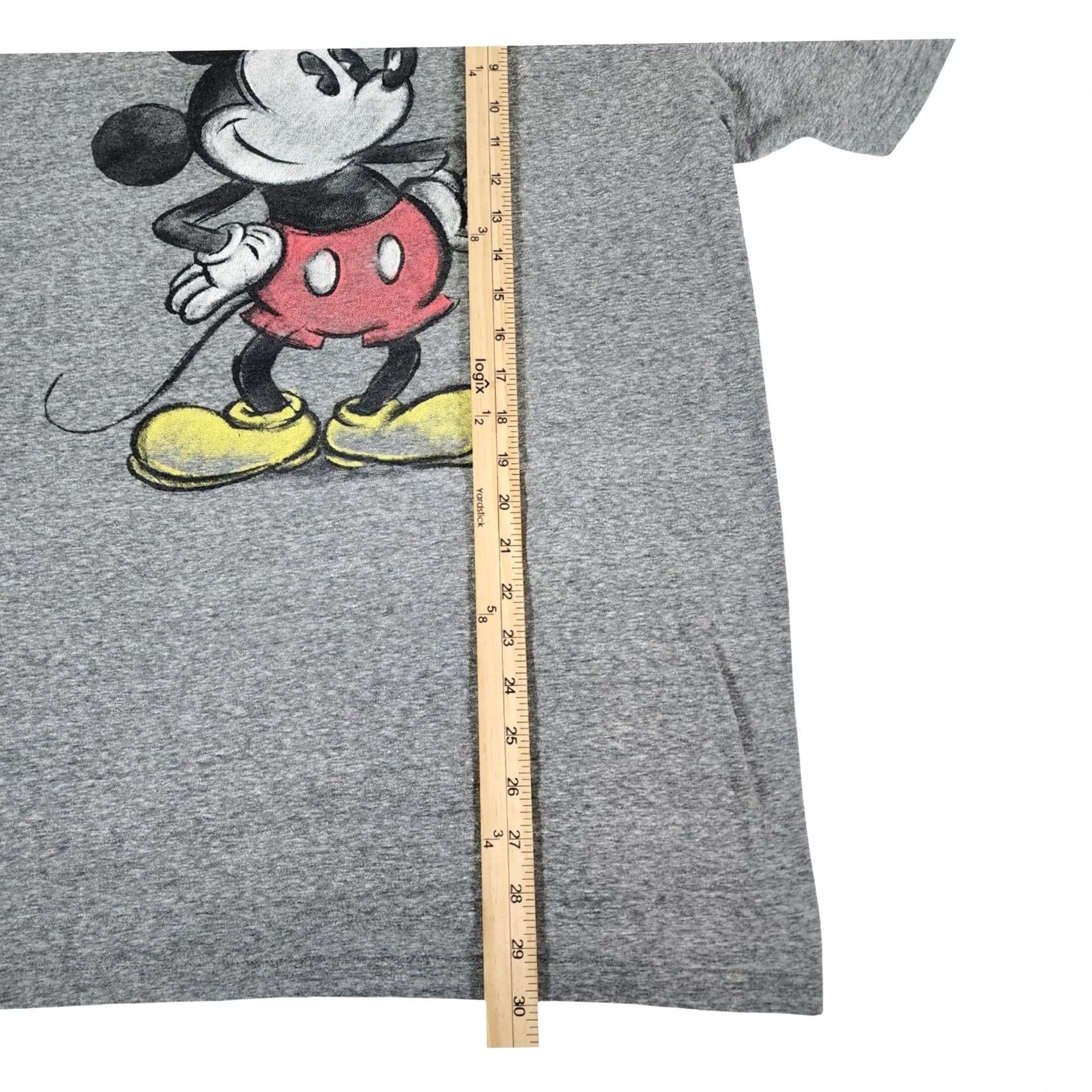 Disney Disney Mickey Mouse Sketch Graphic T-Shirt Mens 2XL Heather Gray Short Sleeve Size US XXL / EU 58 / 5 - 6 Thumbnail