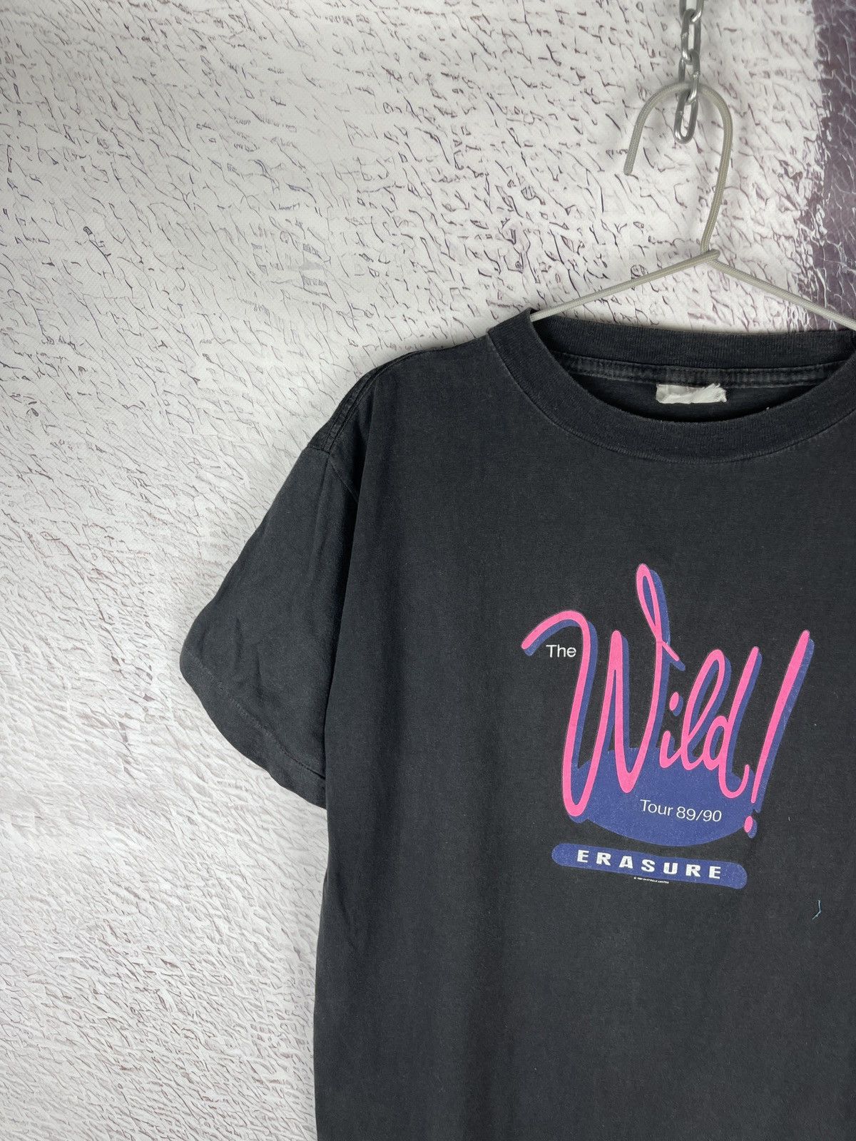 Band Tees × Vintage Erasure The Wild! vintage tour 1989/90 single stitch tee Size US M / EU 48-50 / 2 - 3 Thumbnail