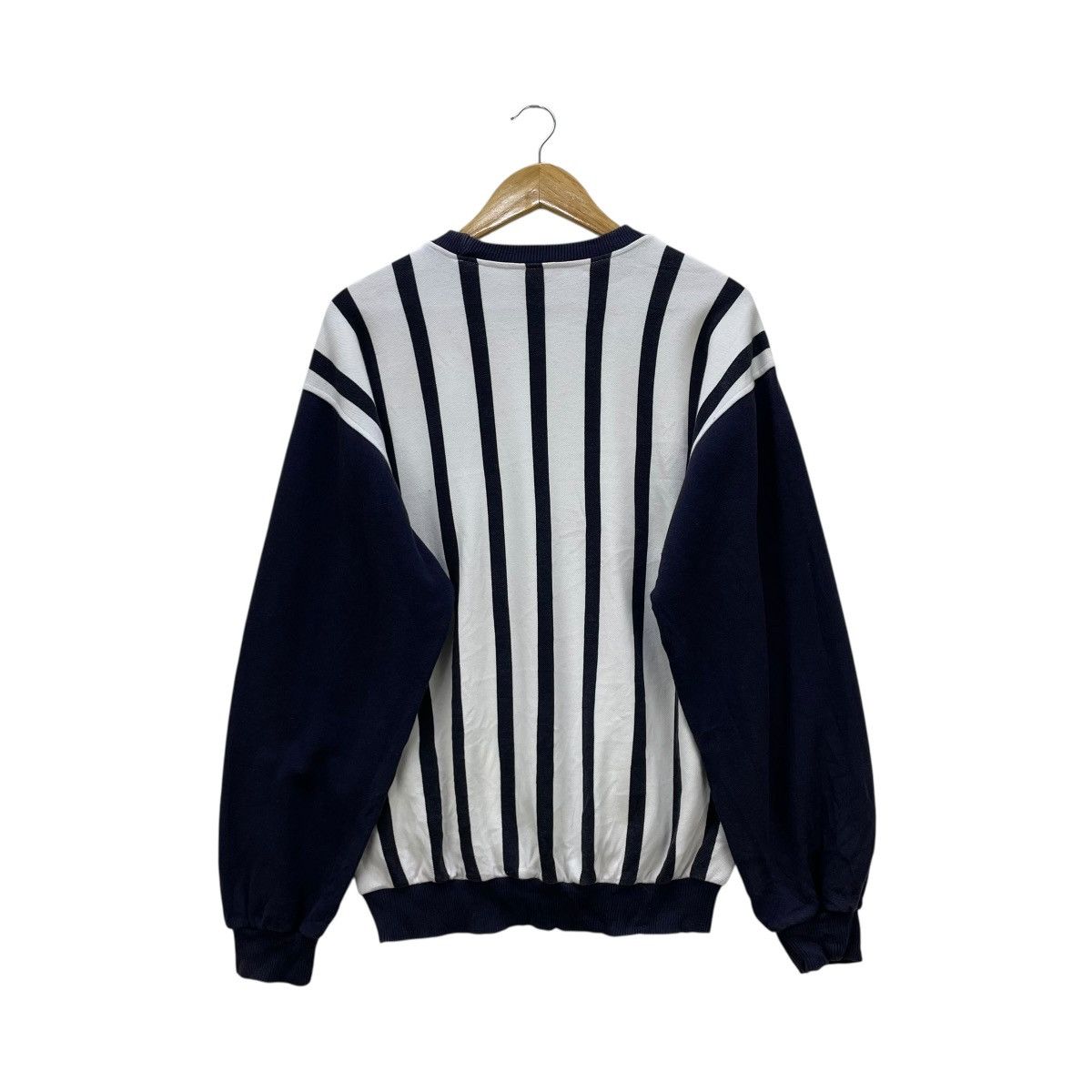 Ellesse 💥Vintage Ellesse Striped Pattern Crewneck Sweatshirt Size US M / EU 48-50 / 2 - 2 Thumbnail
