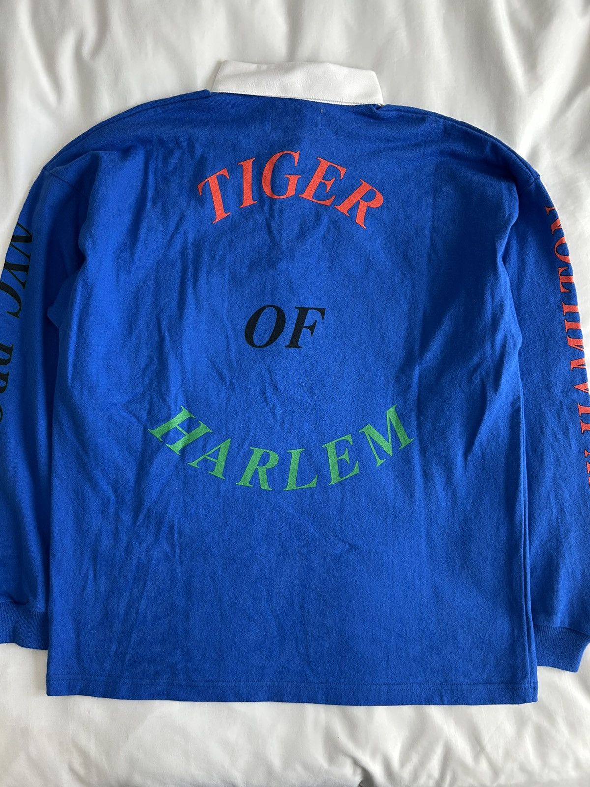 DENIM TEARS Denim Tears Rugby Long Sleeve Tiger of Harlem Polo Size US L / EU 52-54 / 3 - 11 Thumbnail