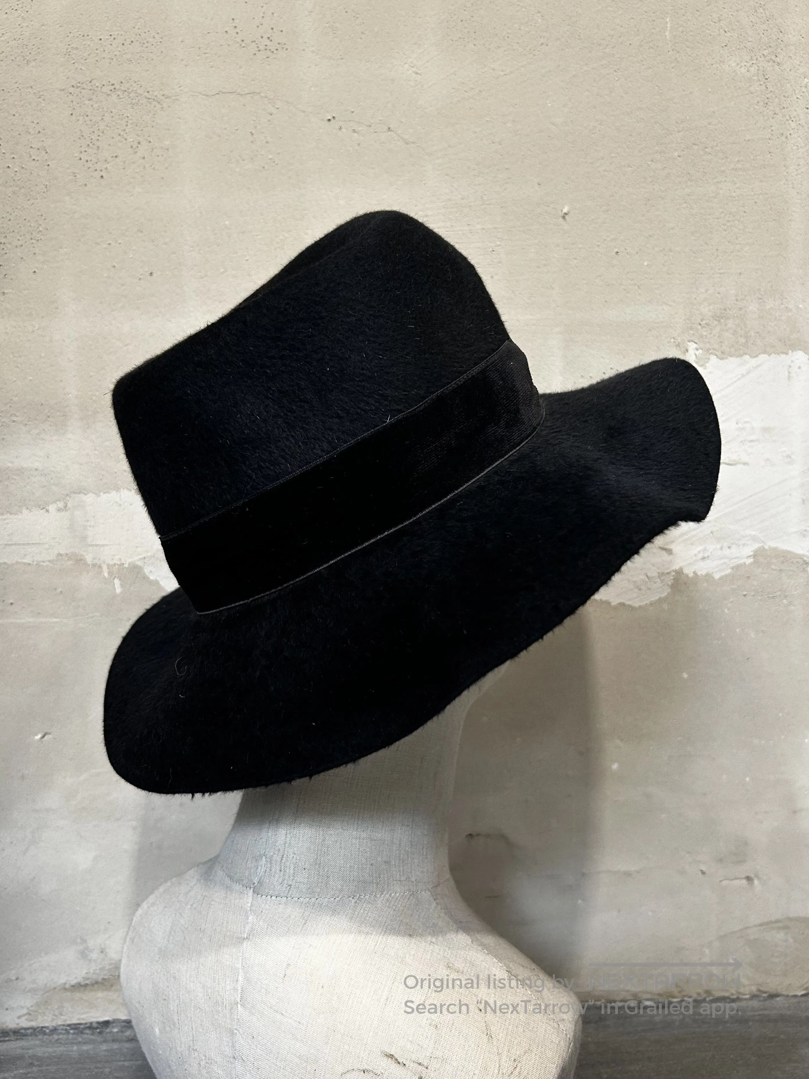 Number (N)ine Number (N)ine 07AW Runway Fedora. Size ONE SIZE - 5 Thumbnail